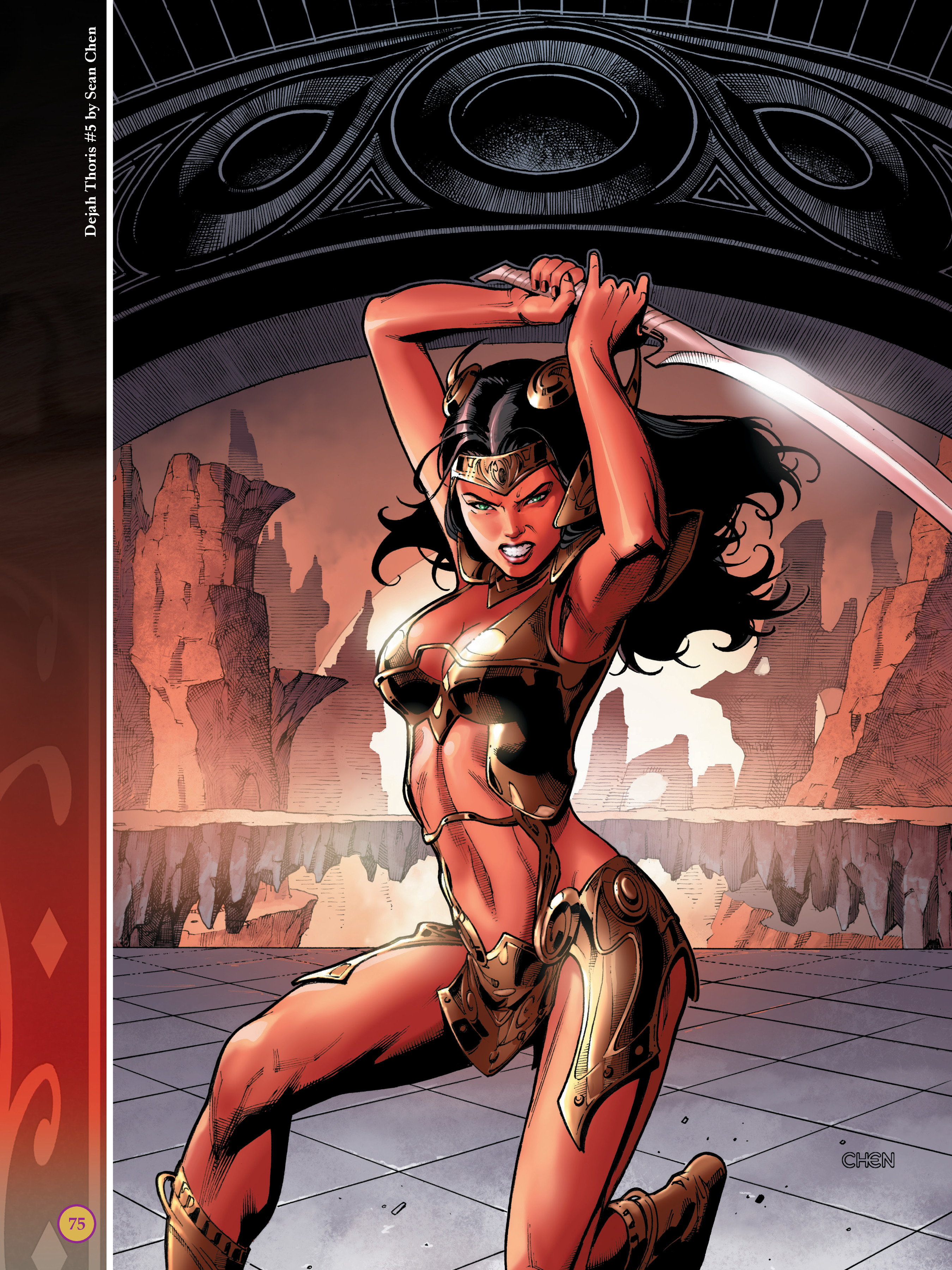 Read online The Art of Dejah Thoris and the Worlds of Mars comic -  Issue # TPB 2 (Part 1) - 74
