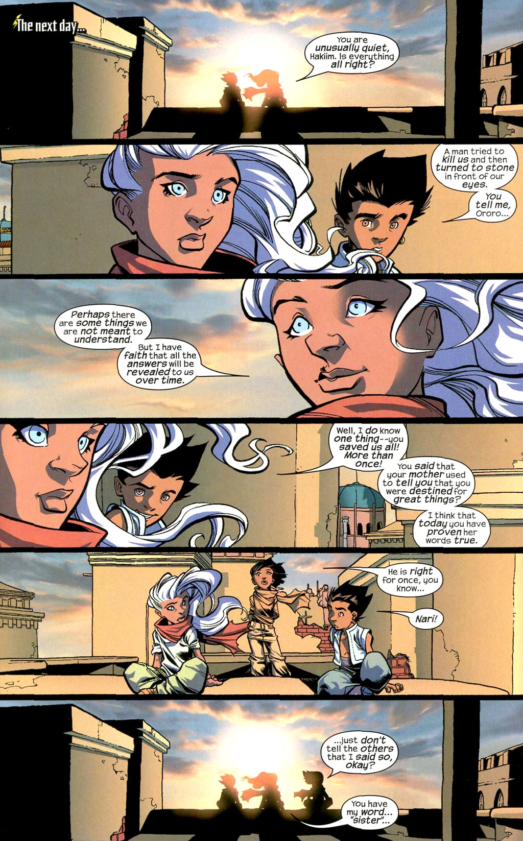 Read online Ororo: Before the Storm comic -  Issue #4 - 23