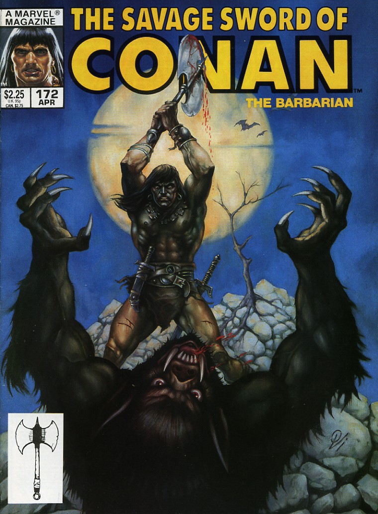 Read online The Savage Sword Of Conan comic -  Issue #172 - 1