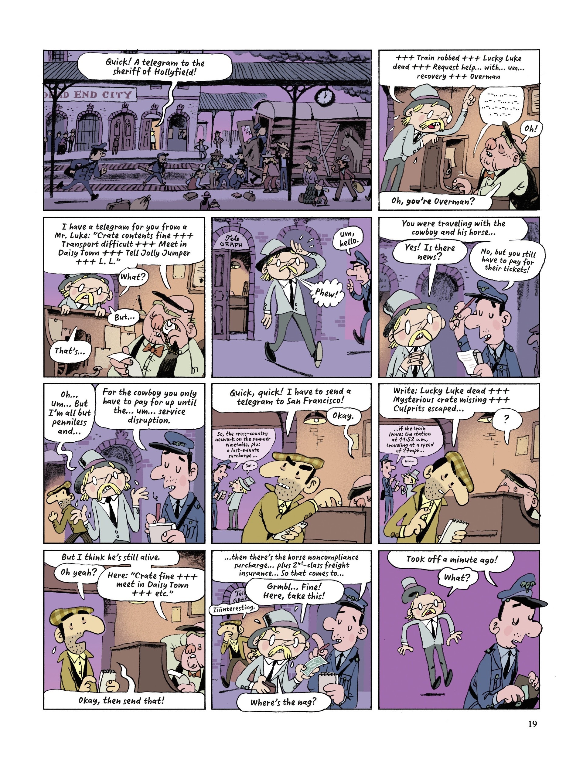 Read online Lucky Luke Saddles Up comic -  Issue # TPB - 19