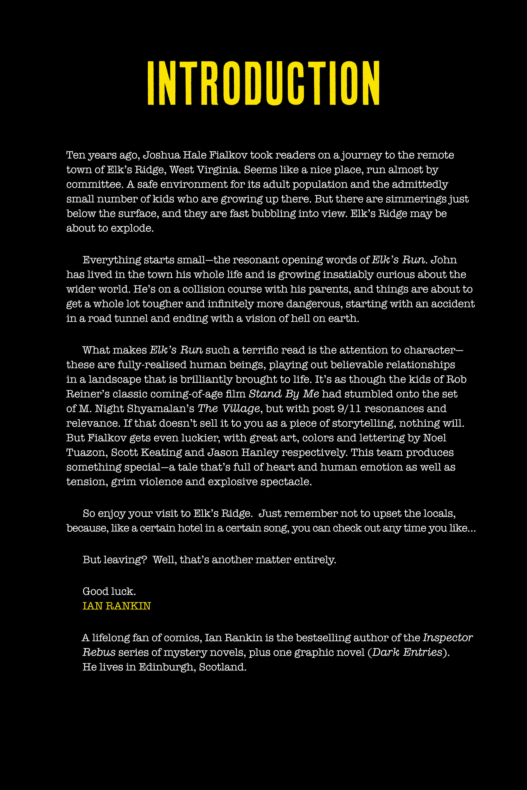 Read online Elk's Run 10th Anniversary Edition comic -  Issue # TPB (Part 1) - 7