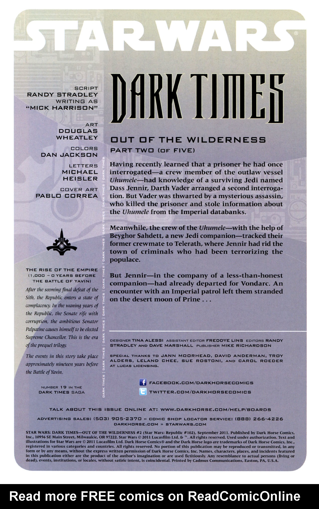 Read online Star Wars: Dark Times - Out of the Wilderness comic -  Issue #2 - 2