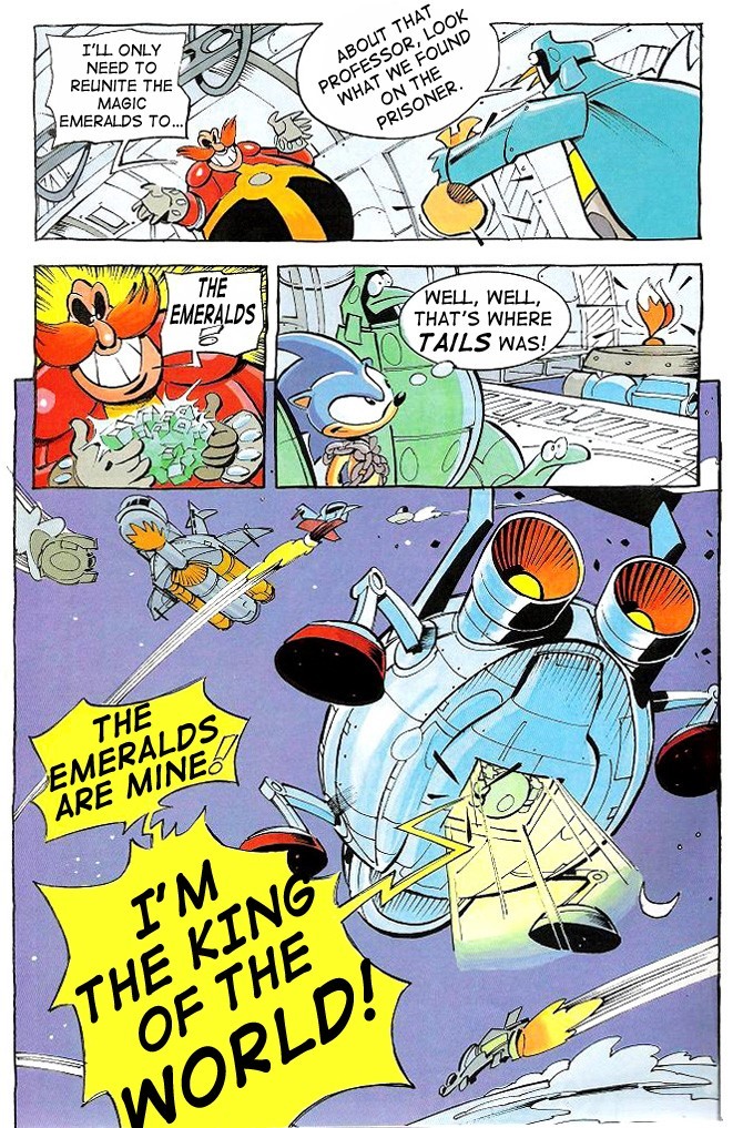 Read online Sonic Adventures: Dans Les Griffes De Robotnik comic -  Issue # Full - 7