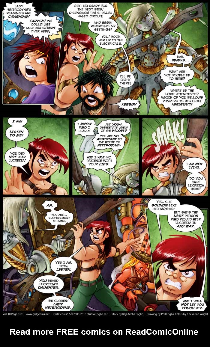 Read online Girl Genius (2002) comic -  Issue #10 - 20