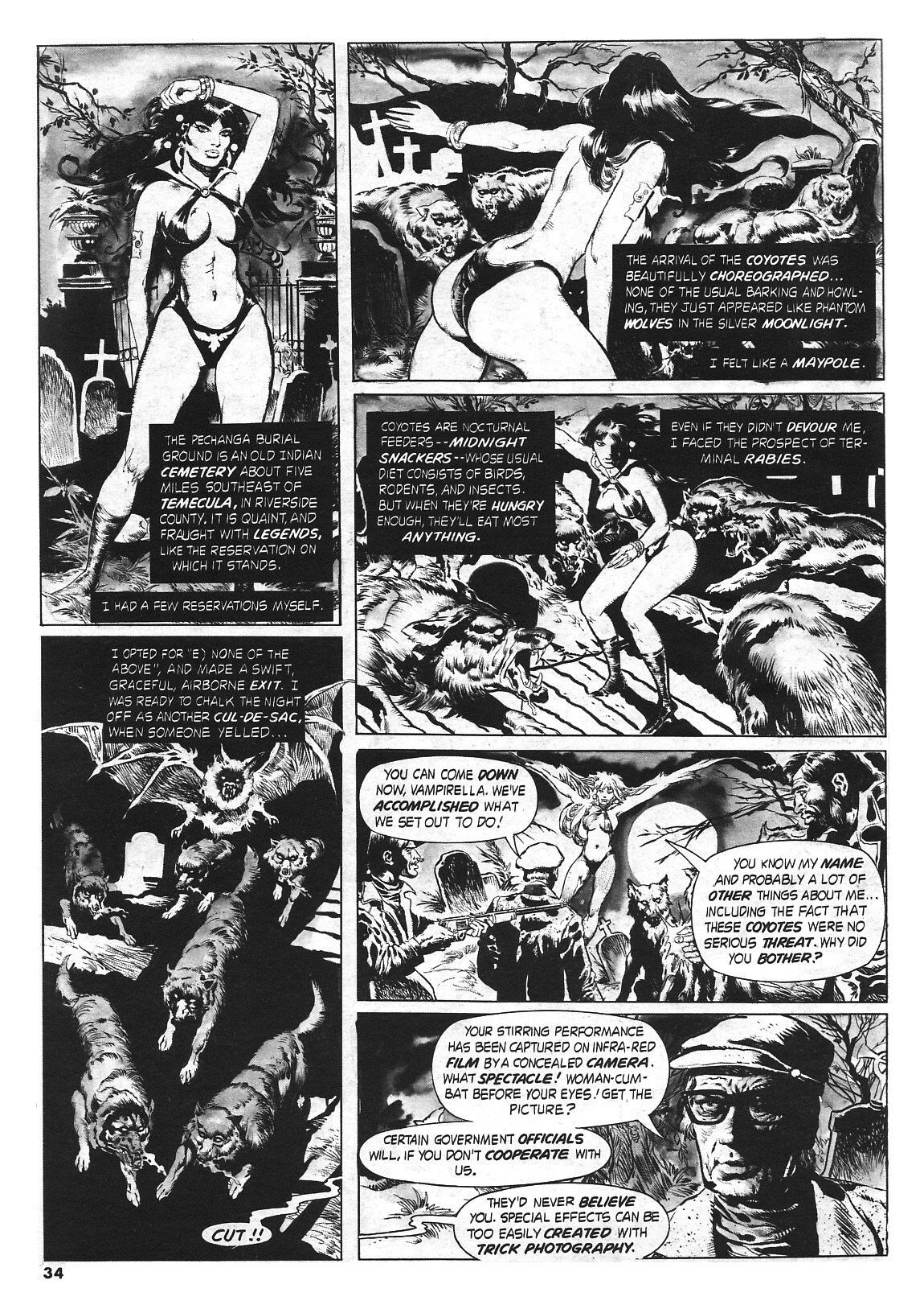 Read online Vampirella (1969) comic -  Issue #64 - 34