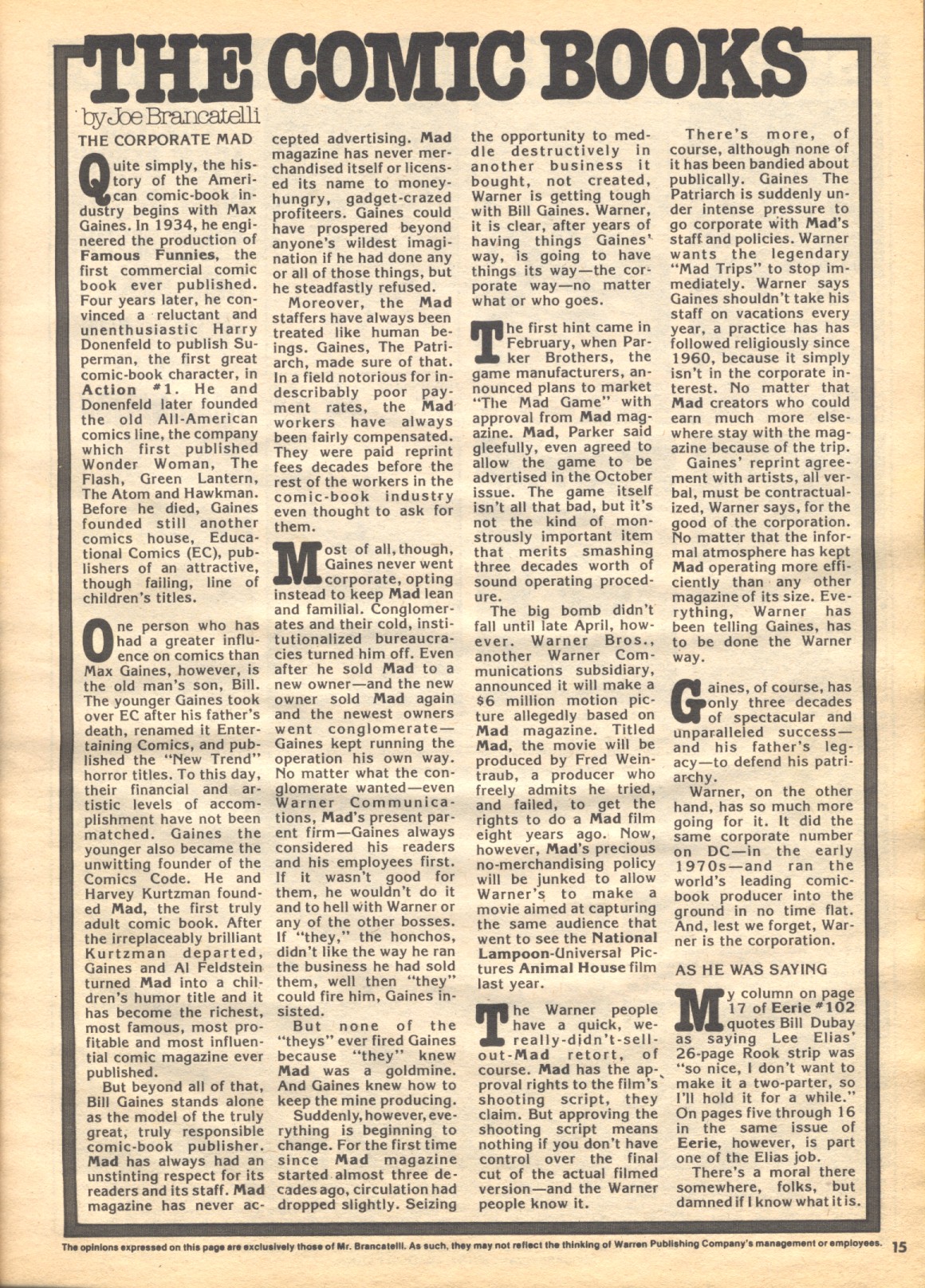 Read online Creepy (1964) comic -  Issue #110 - 15