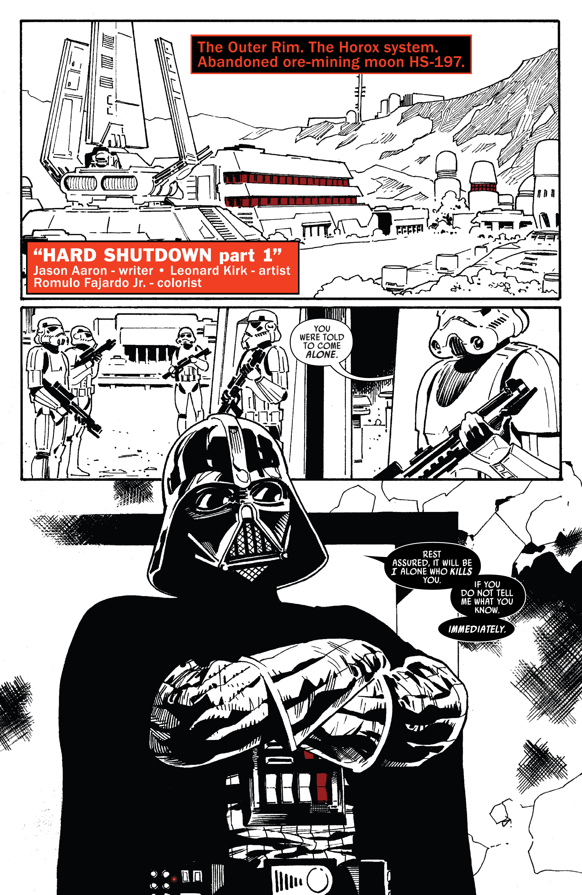 Read online Star Wars: Darth Vader - Black, White & Red comic -  Issue #1 - 3