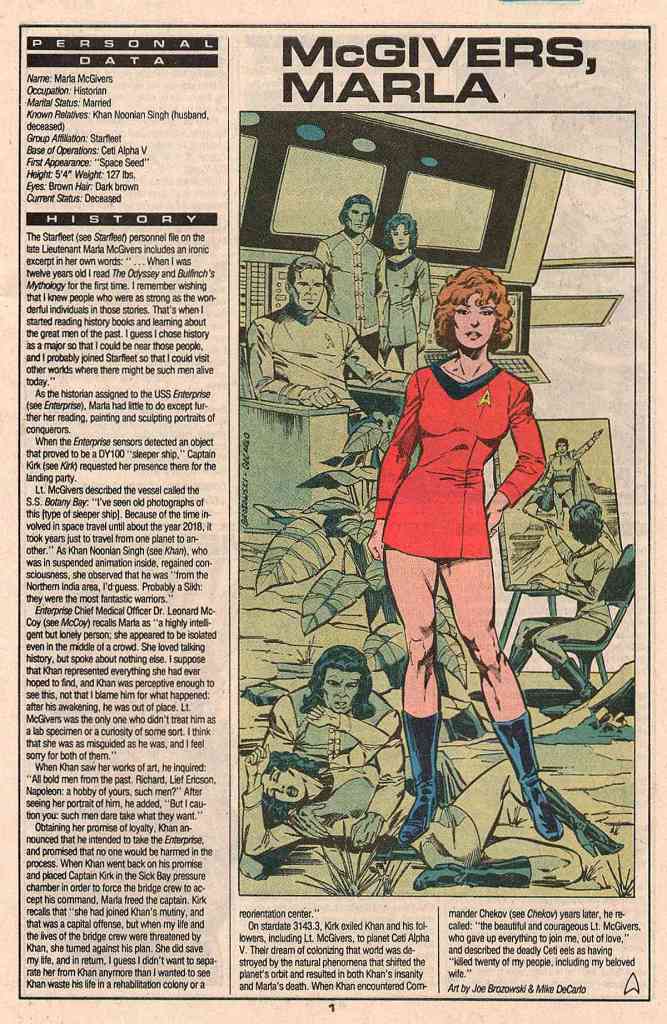 Read online Who's Who in Star Trek comic -  Issue #2 - 3