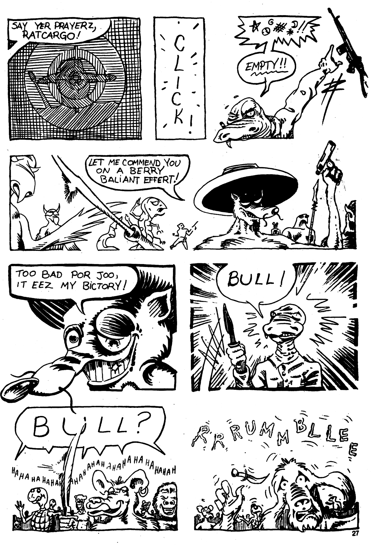 Read online Cold-Blooded Chameleon Commandos comic -  Issue #1 - 28