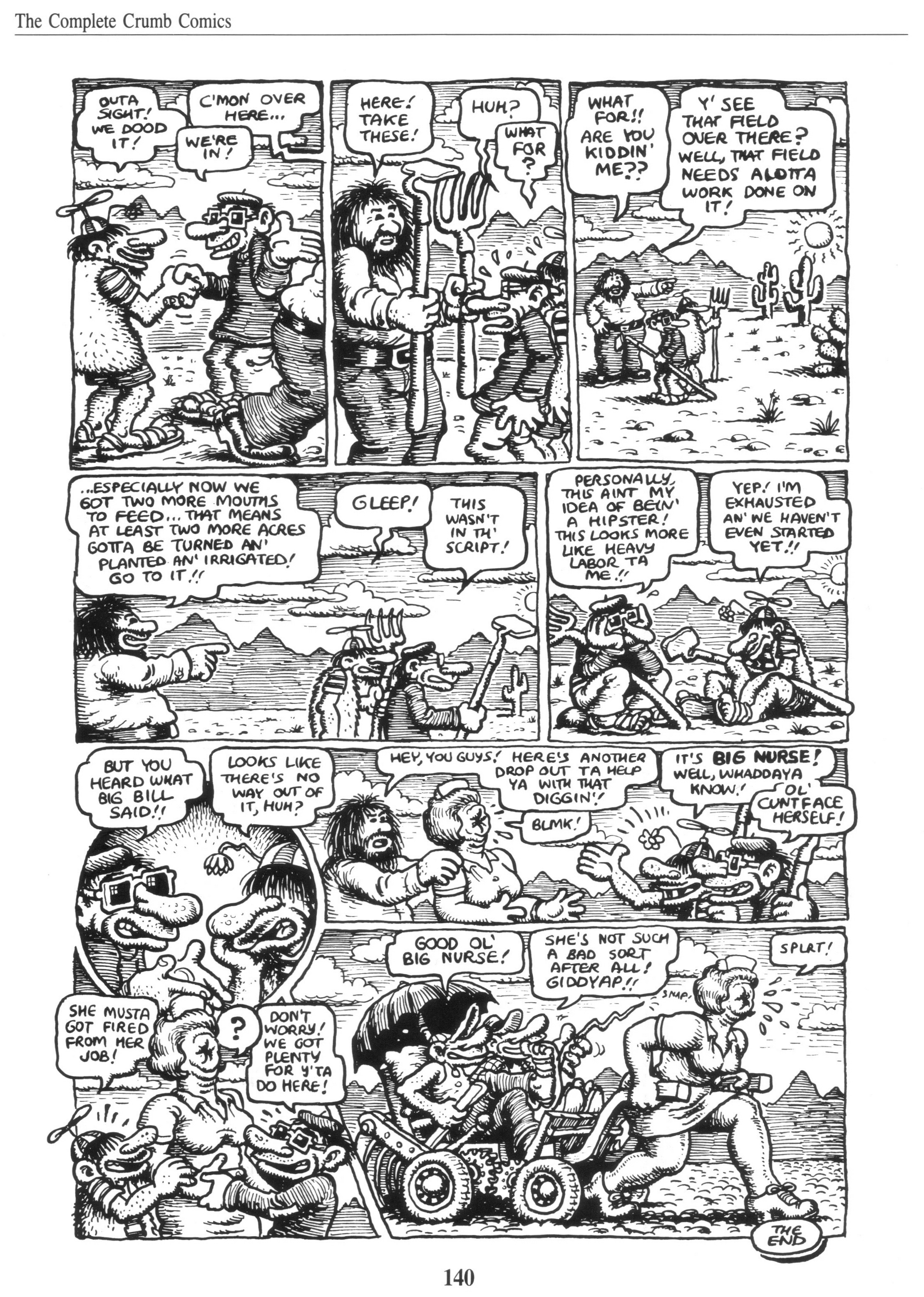 Read online The Complete Crumb Comics comic -  Issue # TPB 6 - 150