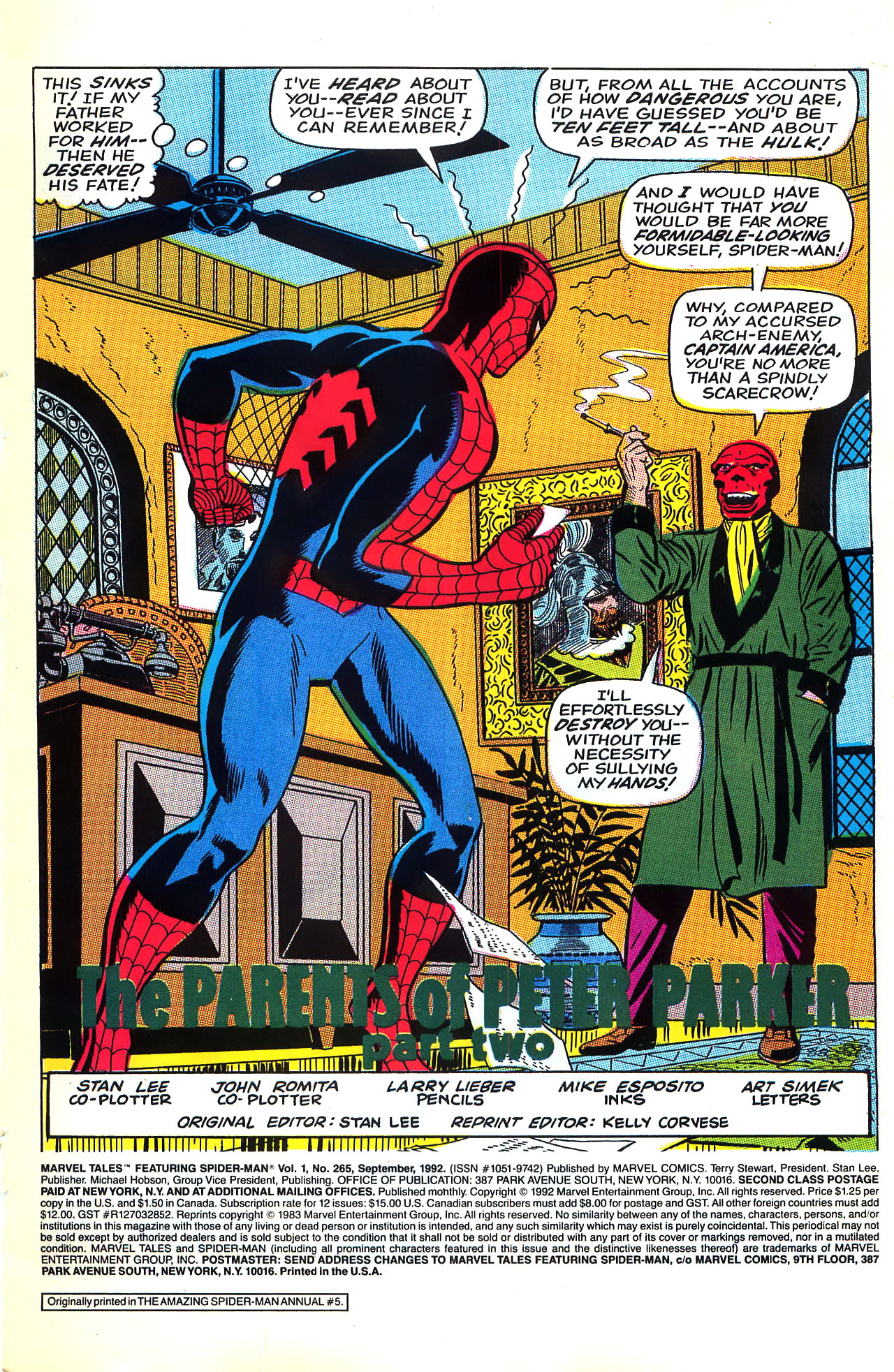 Read online Marvel Tales (1964) comic -  Issue #265 - 4