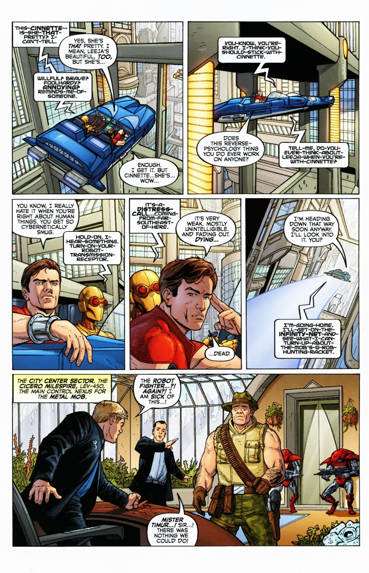Read online Magnus, Robot Fighter (2010) comic -  Issue #4 - 18