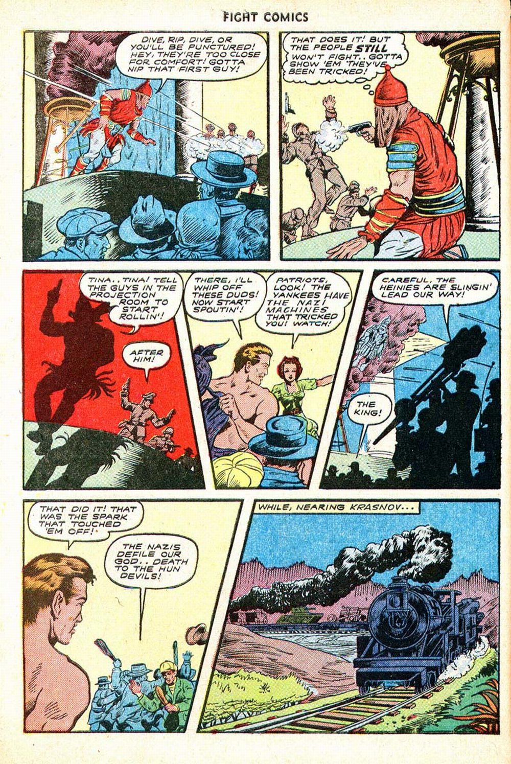 Read online Fight Comics comic -  Issue #36 - 10