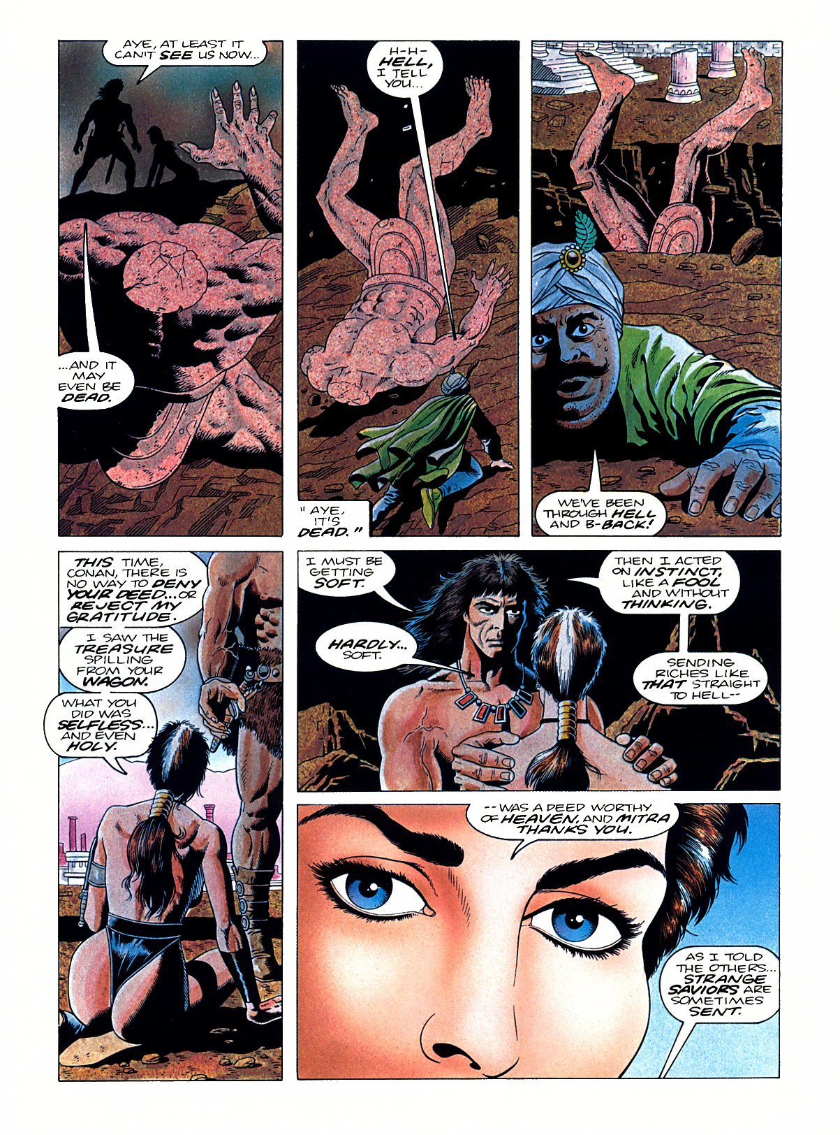 Read online Marvel Graphic Novel comic -  Issue #53 - Conan - The Skull of Set - 61