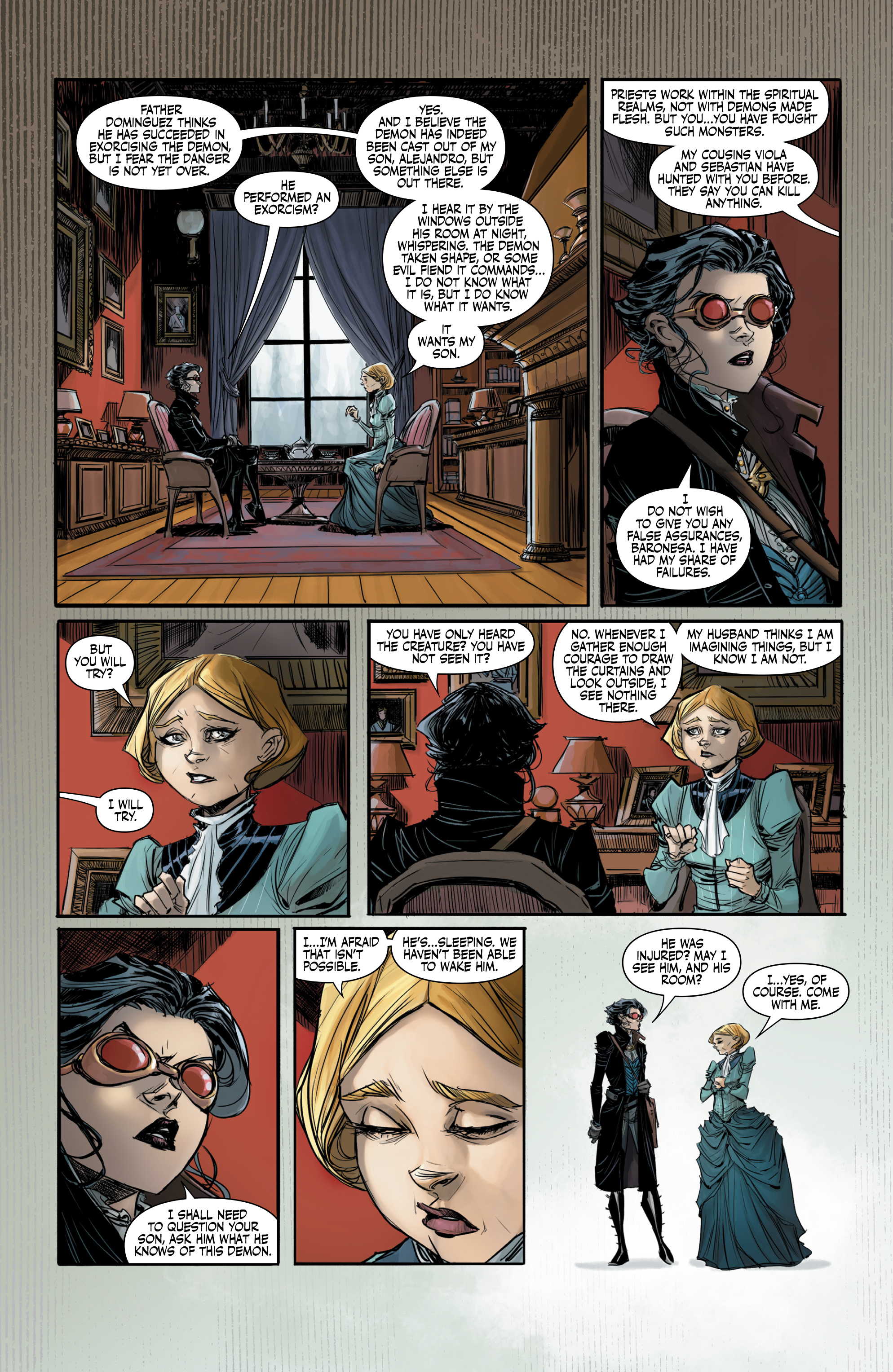 Read online Lady Mechanika: Sangre comic -  Issue #1 - 16