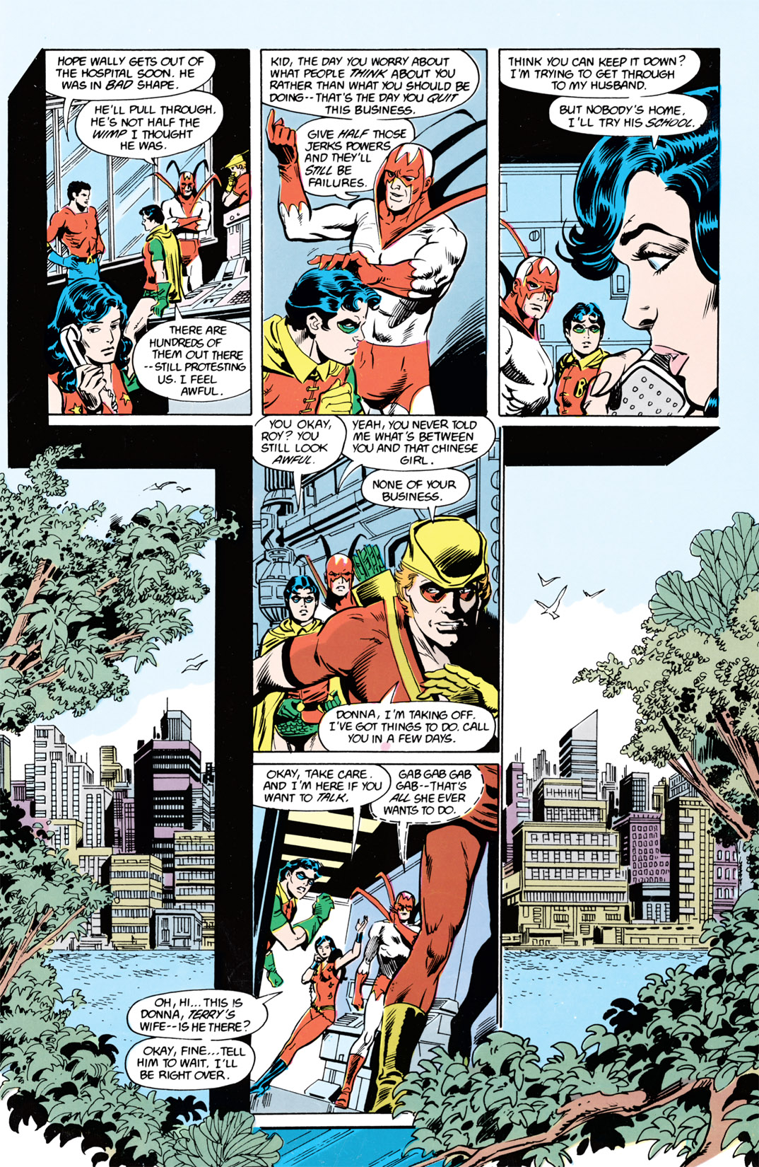 Read online The New Teen Titans (1984) comic -  Issue #21 - 20