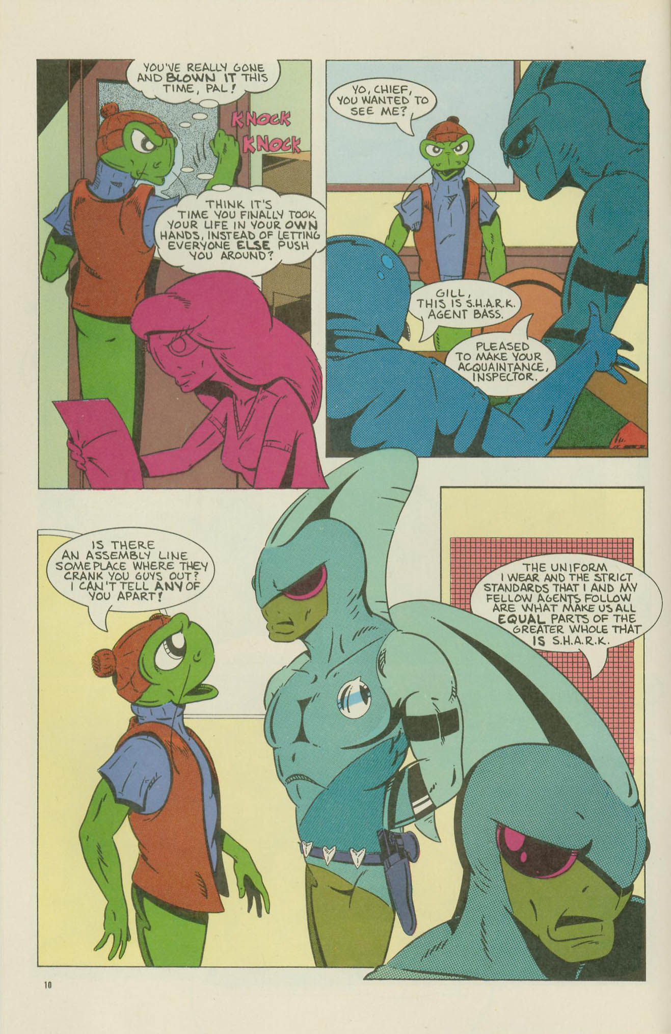 Read online The Fish Police comic -  Issue #8 - 12