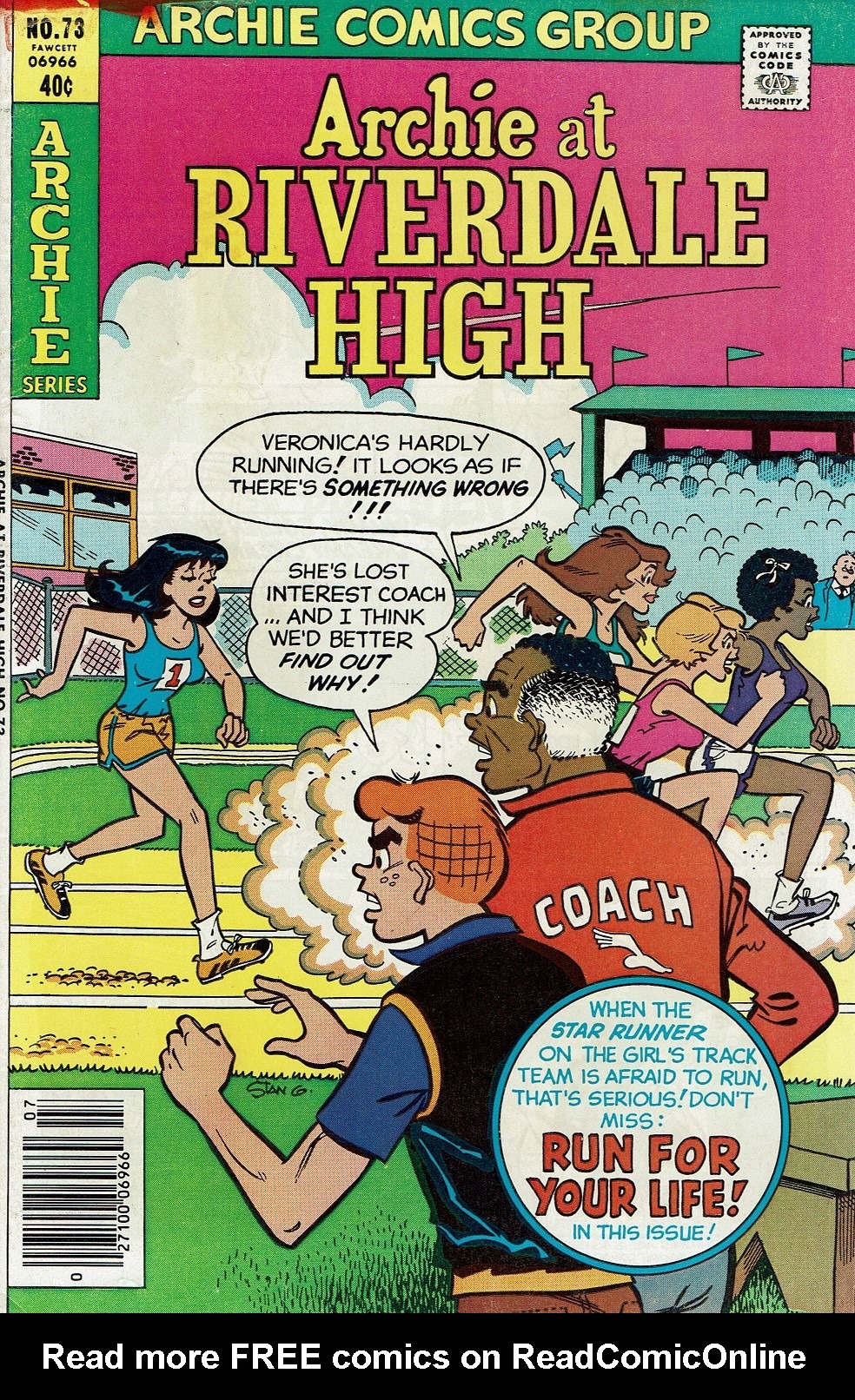 Read online Archie at Riverdale High (1972) comic -  Issue #73 - 1