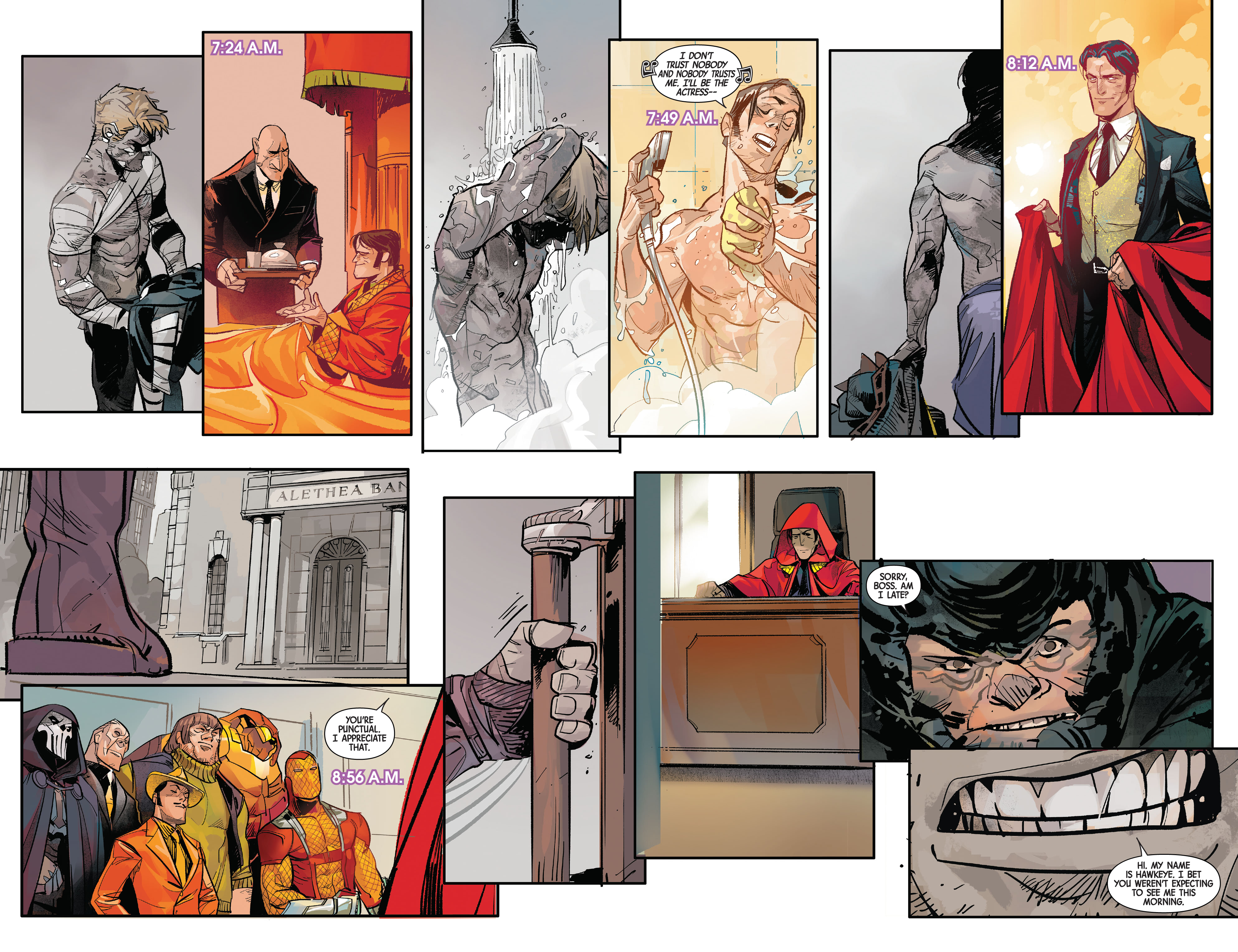 Read online Hawkeye: Freefall comic -  Issue #6 - 12