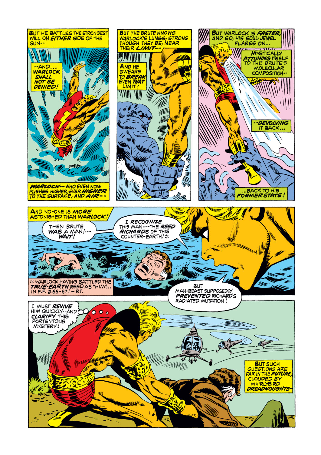 Read online Warlock (1972) comic -  Issue #6 - 19