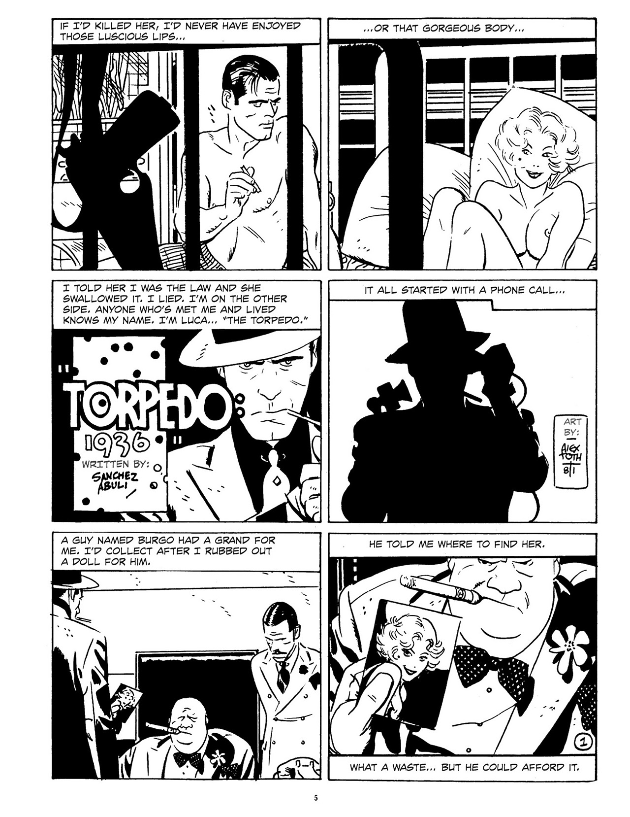 Read online Torpedo comic -  Issue #1 - 6