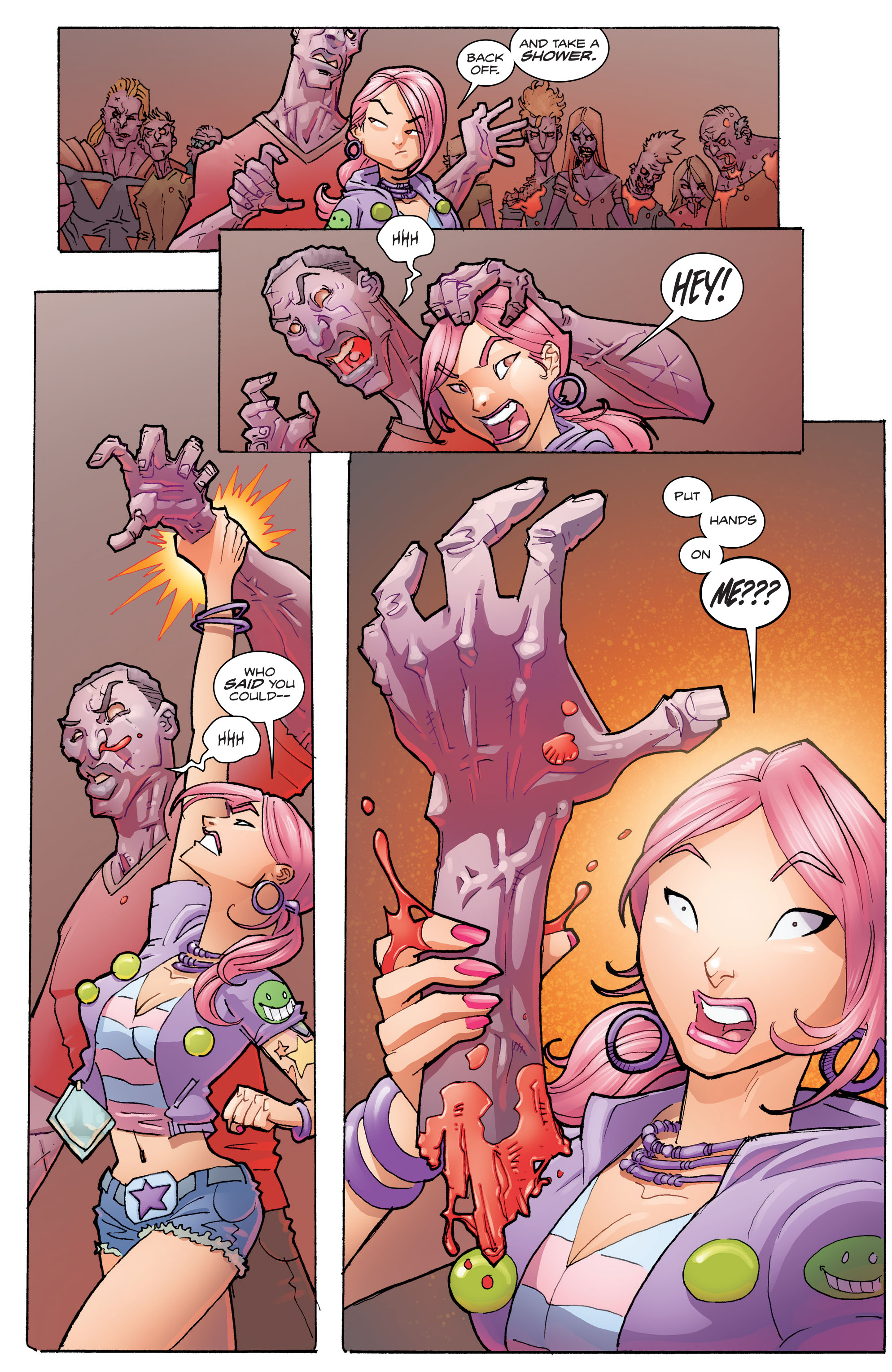 Read online Fanboys vs. Zombies comic -  Issue #1 - 24