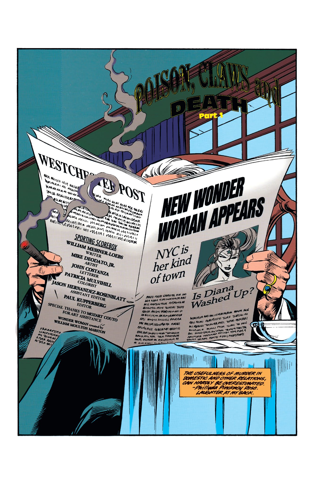 Read online Wonder Woman (1987) comic -  Issue # _TPB Wonder Woman by Mike Deodato - 121