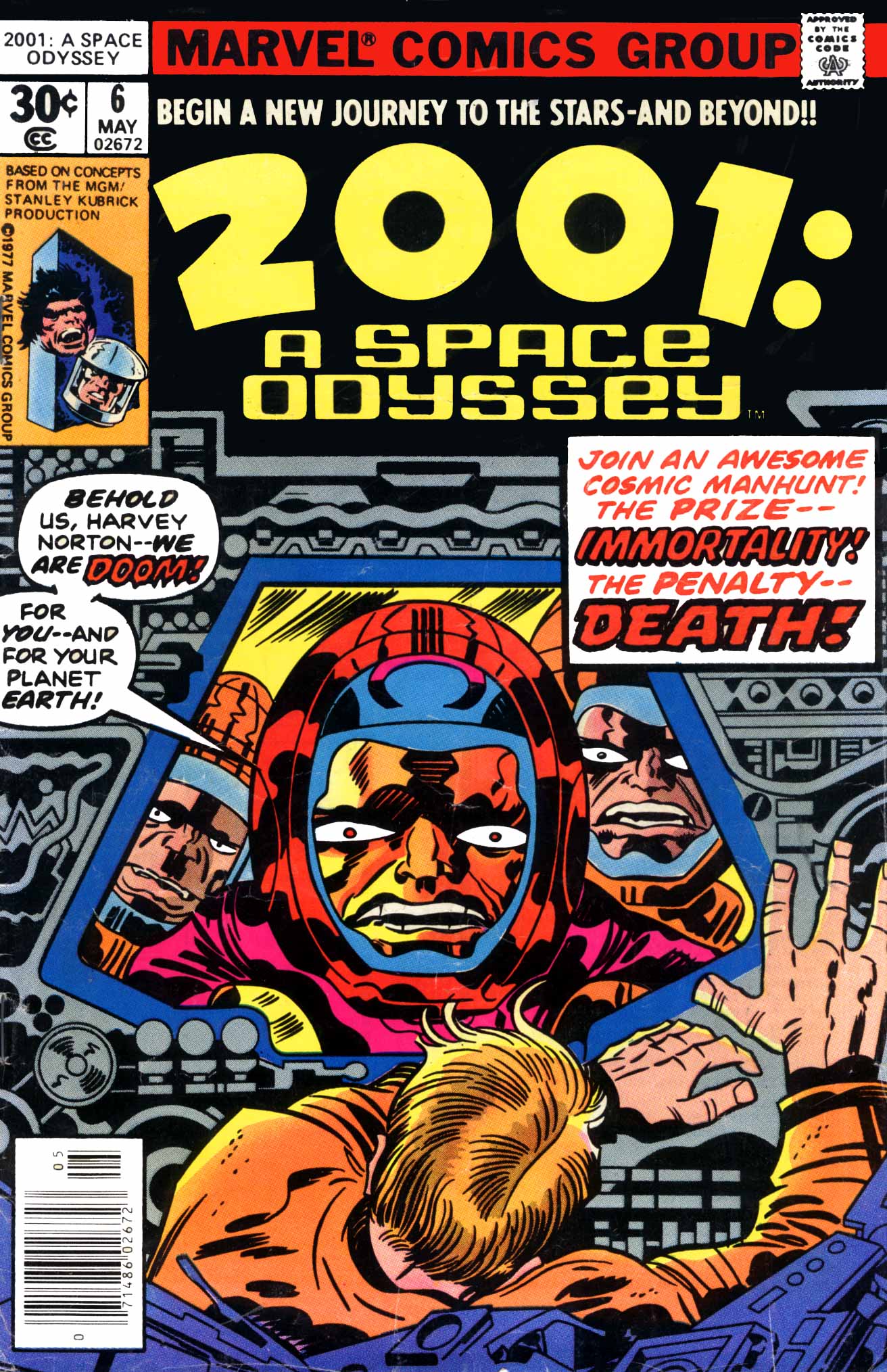 Read online 2001: A Space Odyssey comic -  Issue #6 - 1