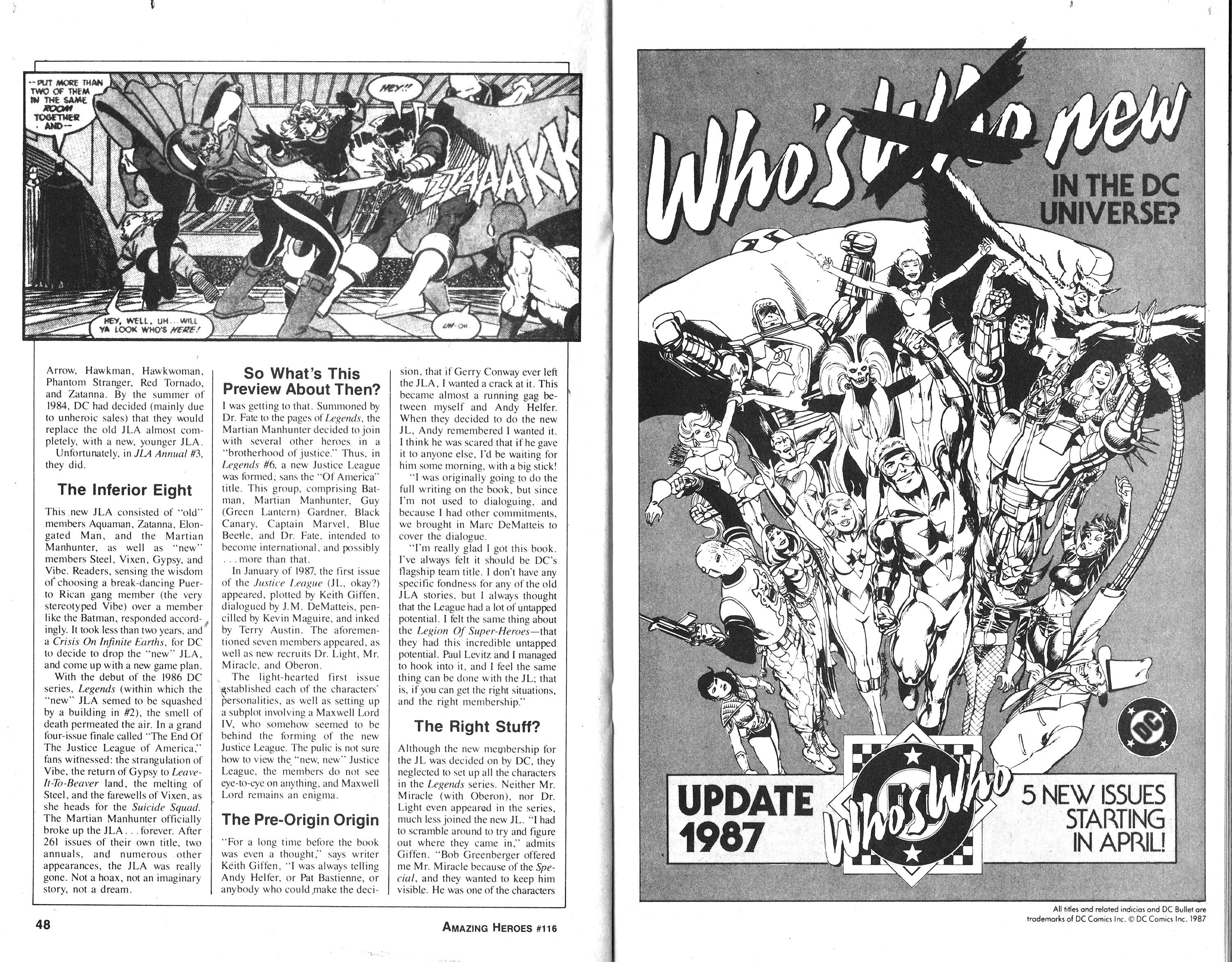 Read online Amazing Heroes comic -  Issue #116 - 25