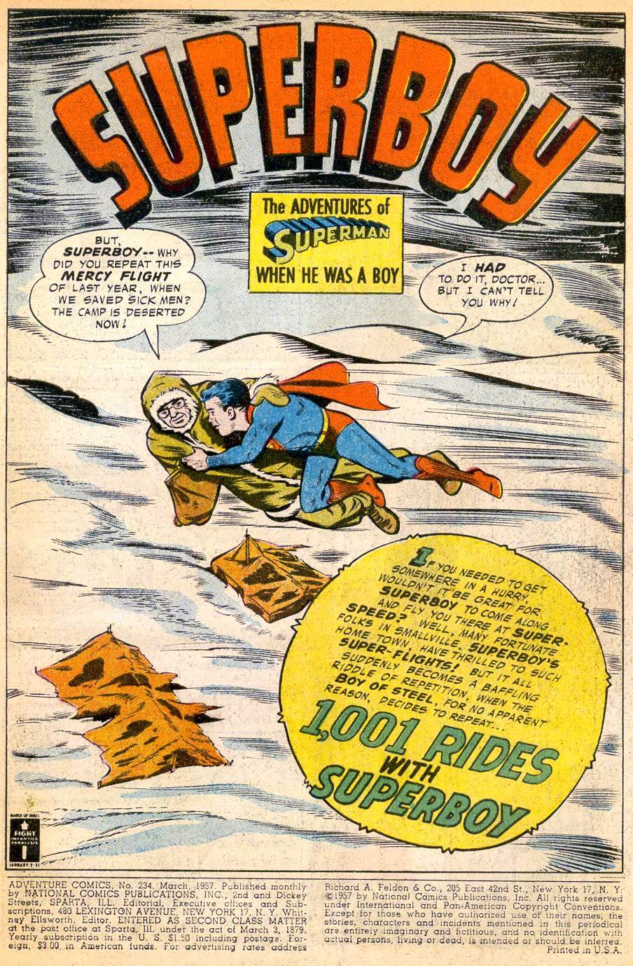 Read online Adventure Comics (1938) comic -  Issue #234 - 3