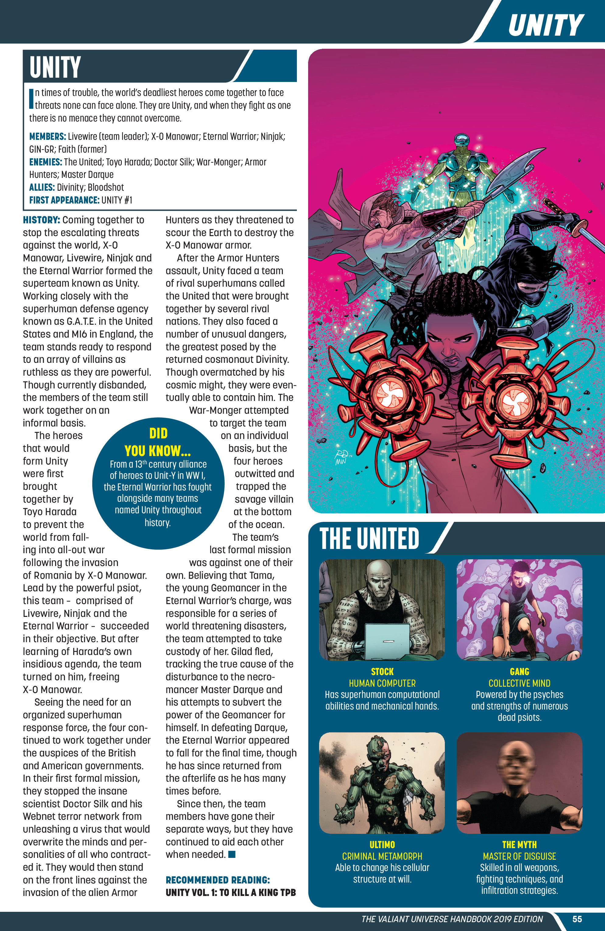 Read online Valiant Universe Handbook 2019 Edition comic -  Issue # Full - 56