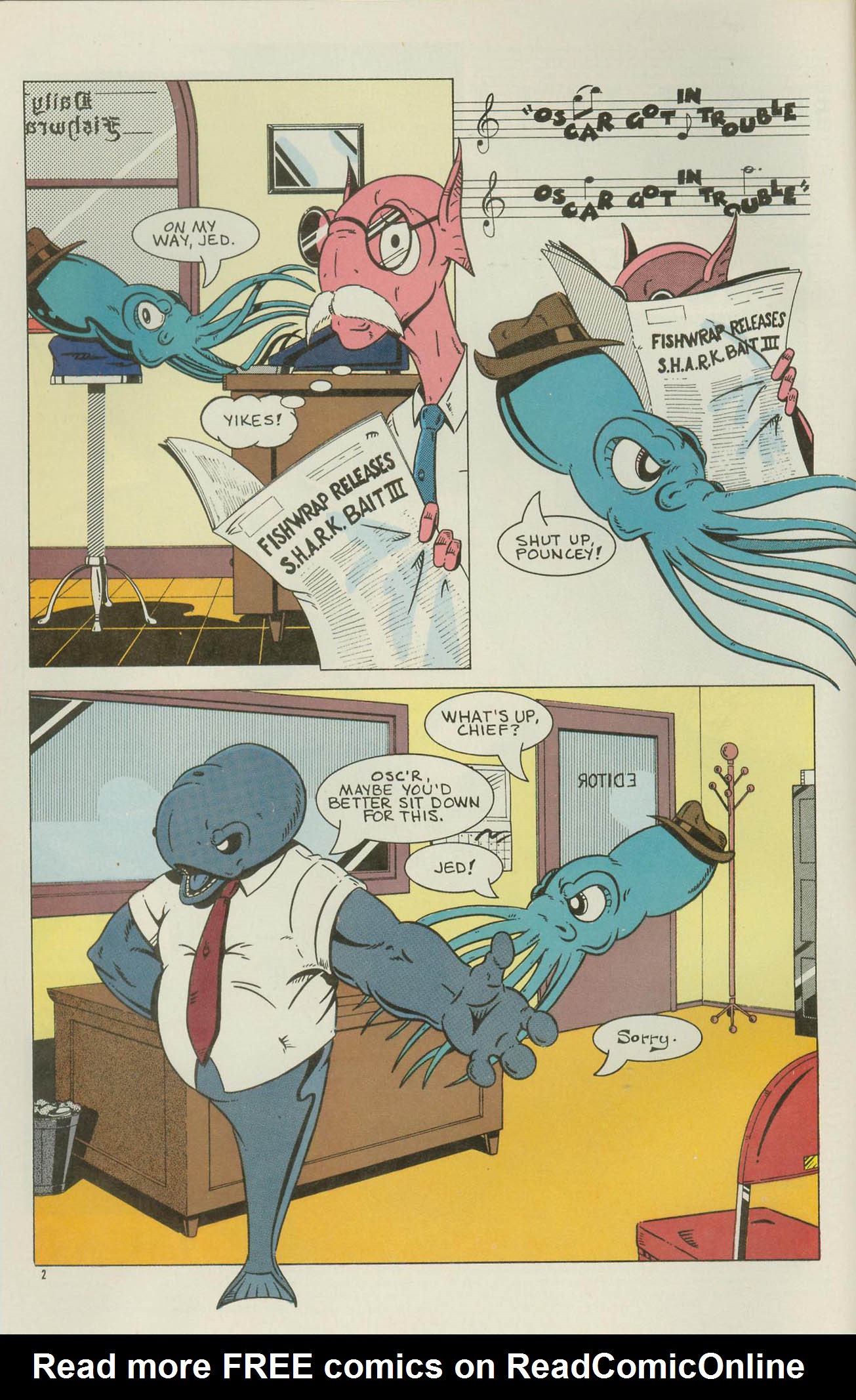 Read online The Fish Police comic -  Issue #8 - 4
