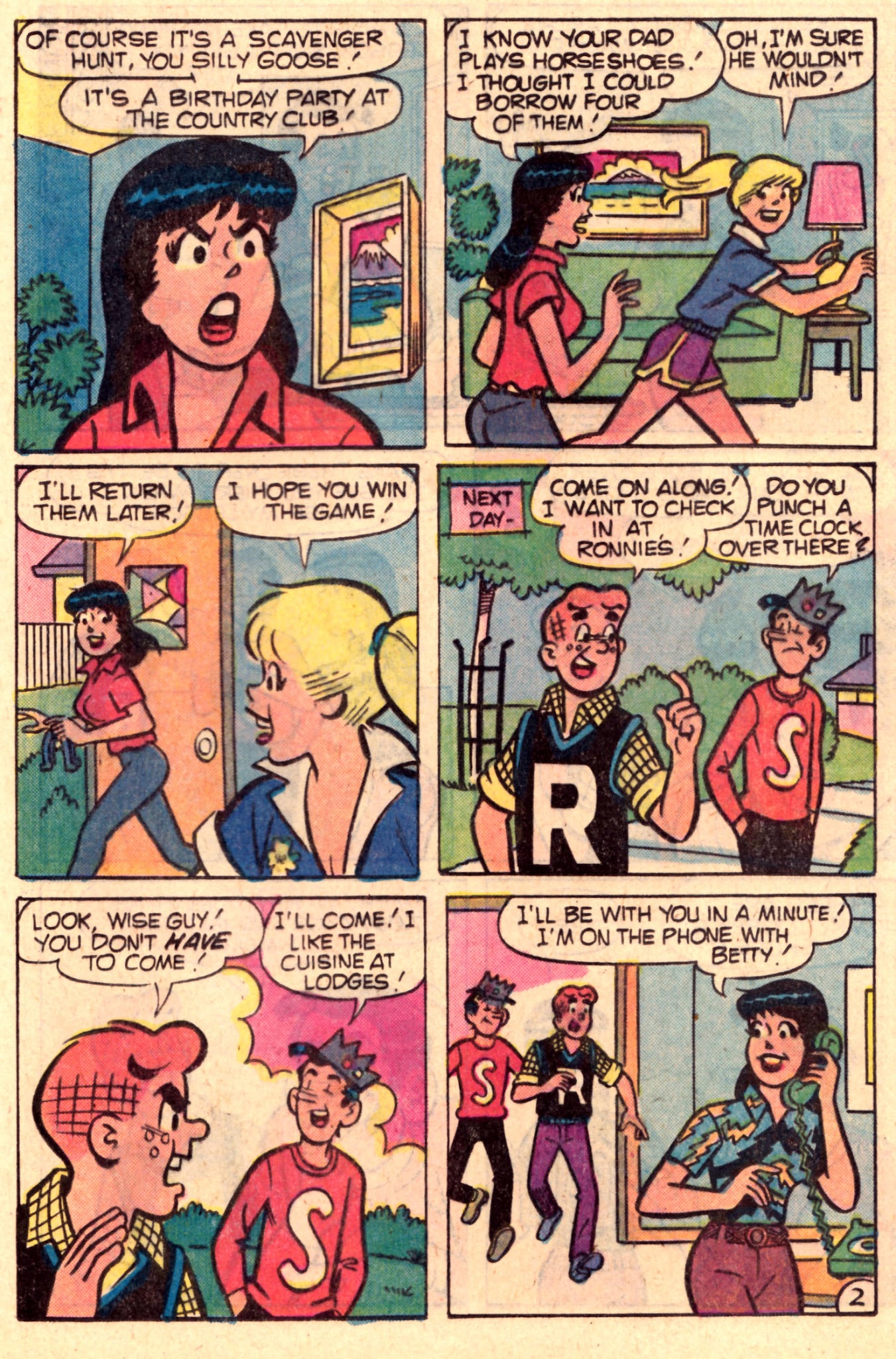 Read online Archie's Girls Betty and Veronica comic -  Issue #308 - 16