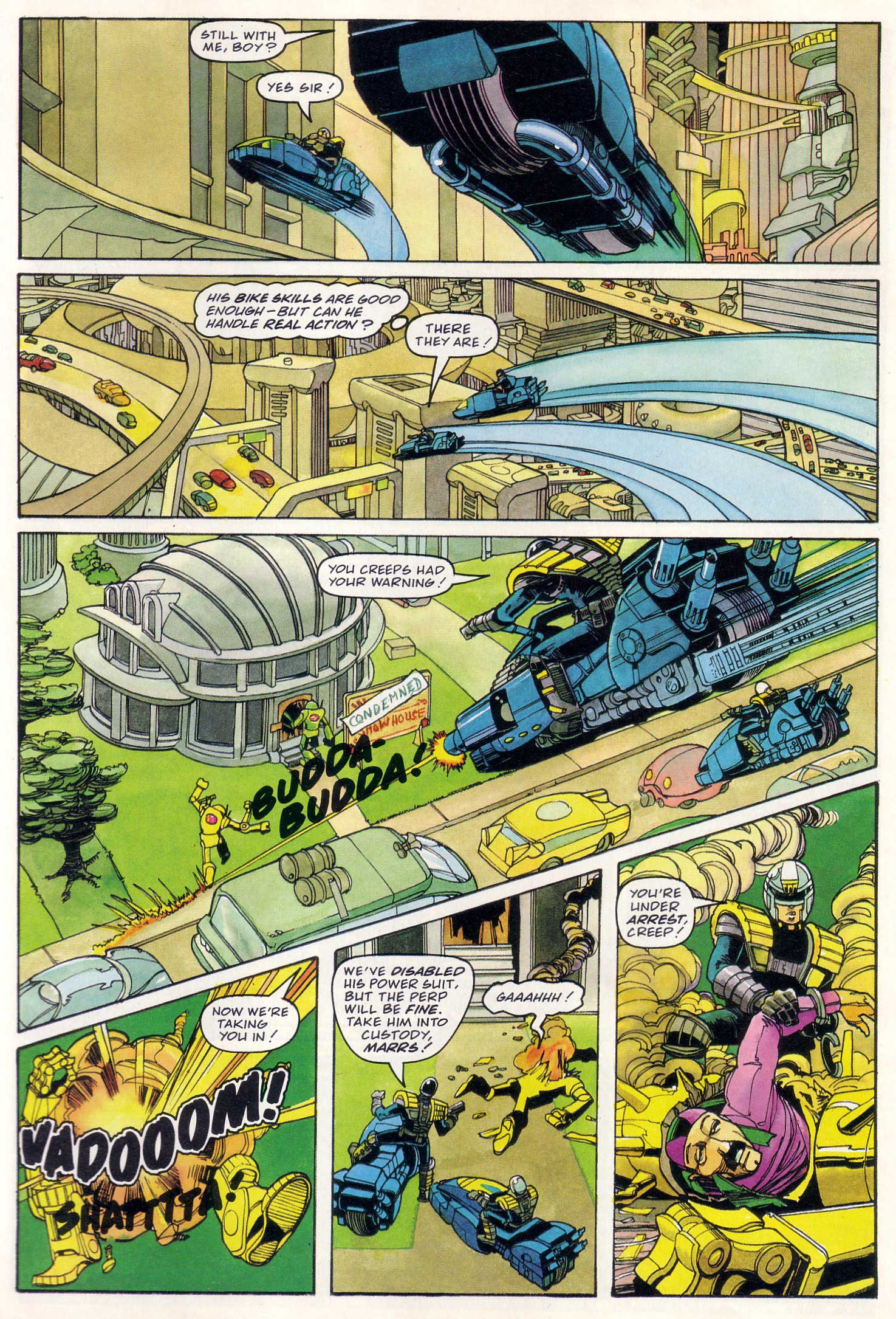 Read online Judge Dredd Lawman of the Future comic -  Issue #2 - 13