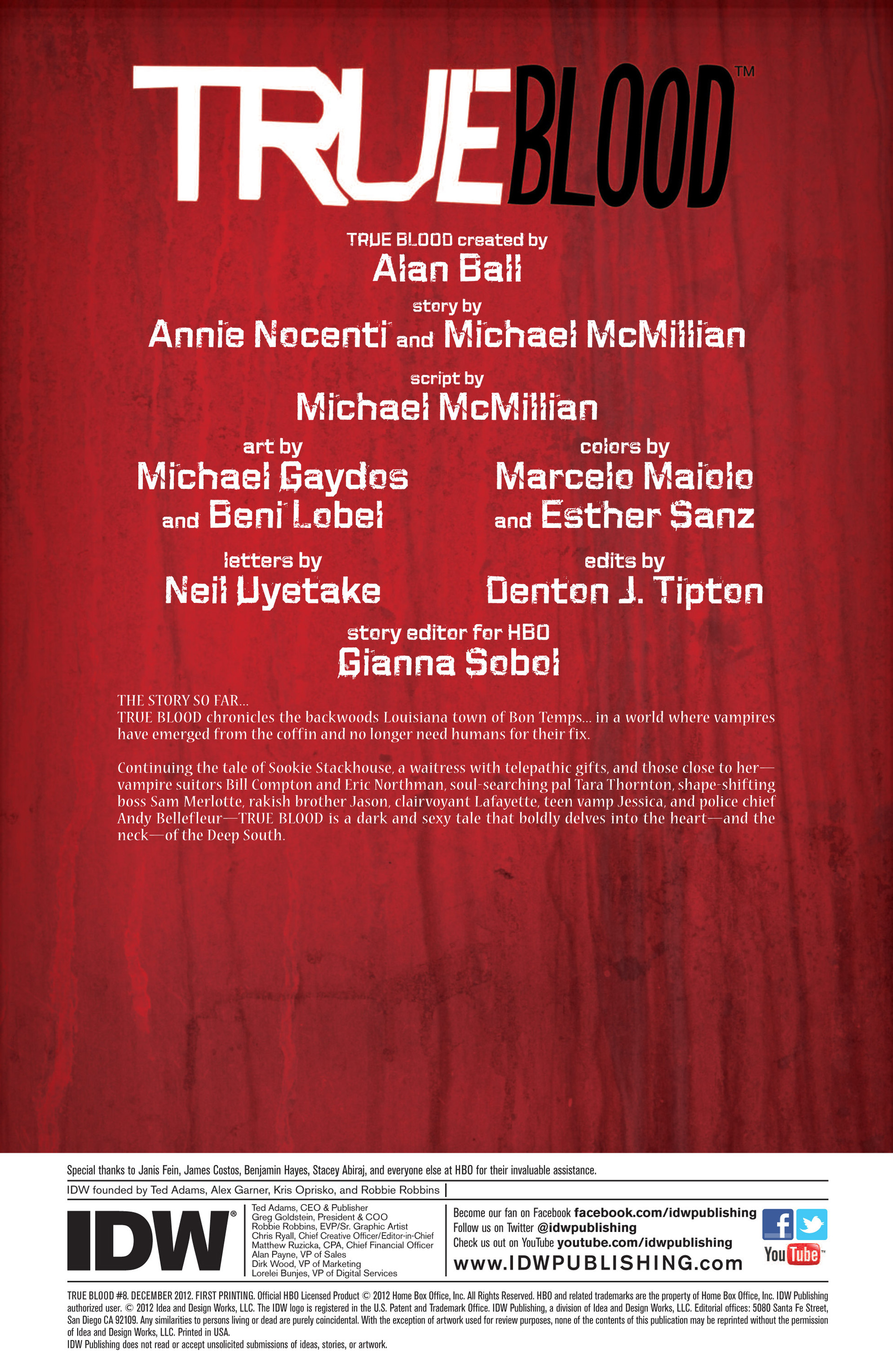 Read online True Blood (2012) comic -  Issue #8 - 2