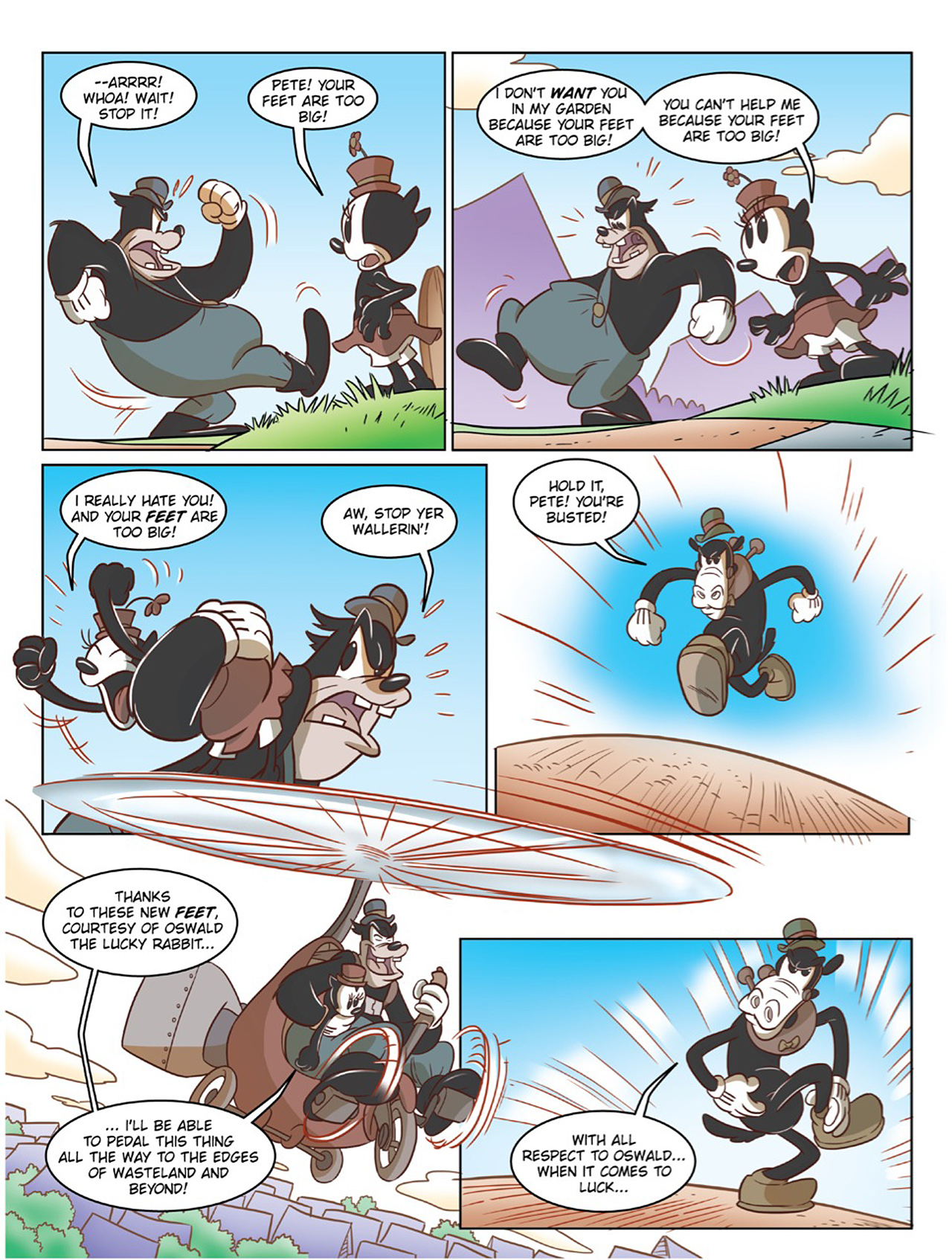 Read online Epic Mickey: Tales of the Wasteland comic -  Issue # Issue The Game's Afoot! - 9