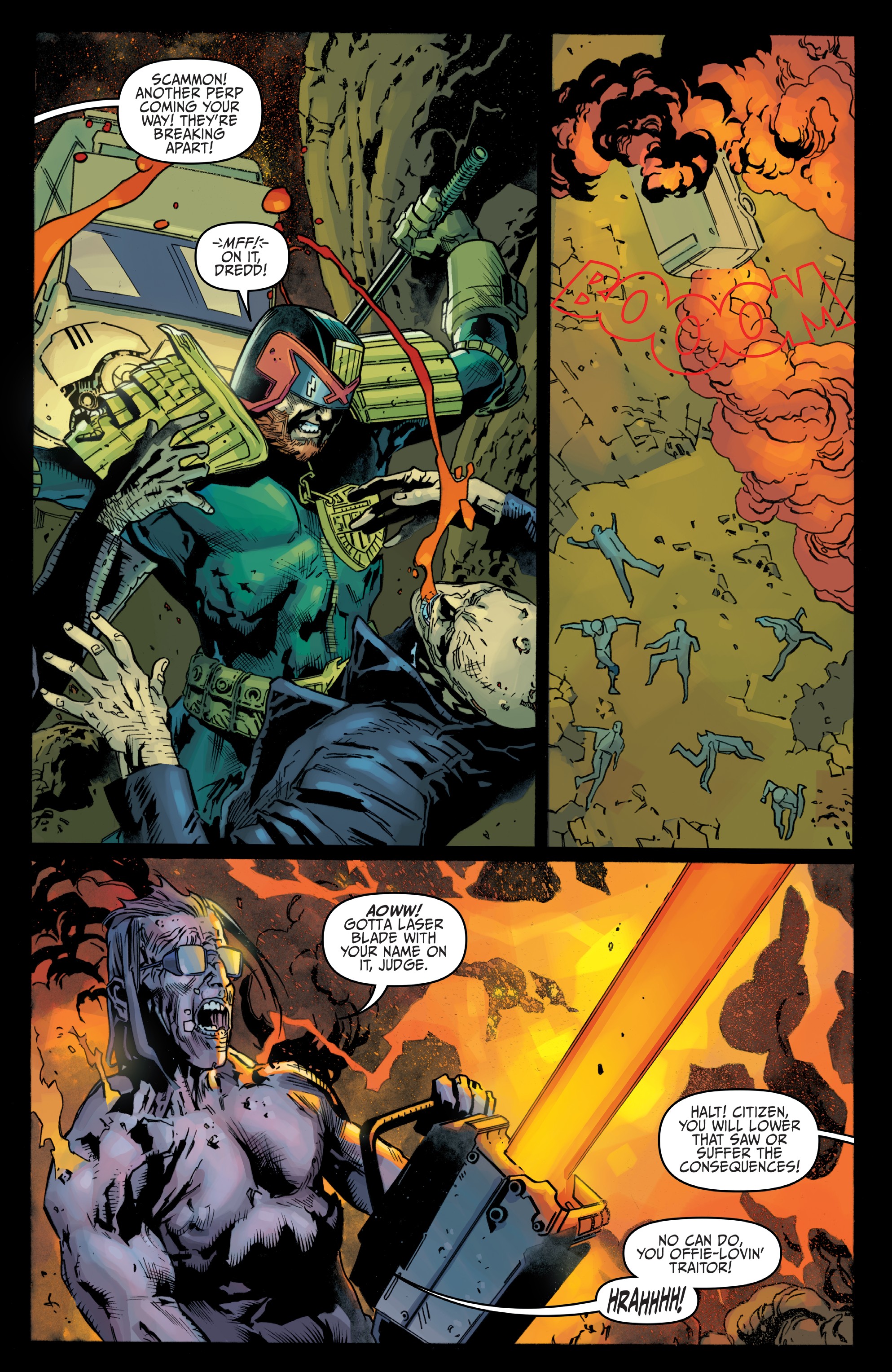 Read online Judge Dredd: Toxic comic -  Issue #4 - 14