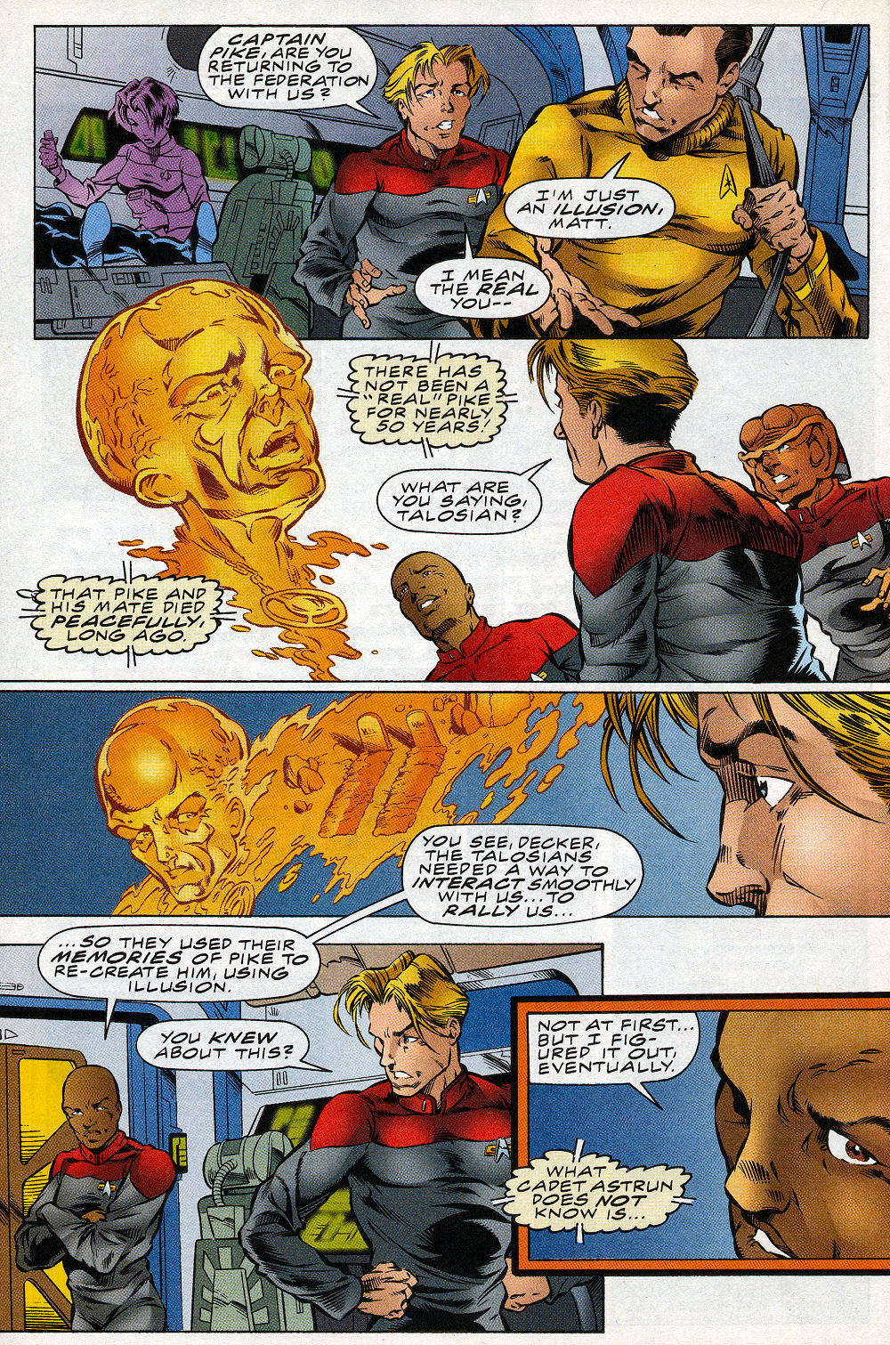 Read online Star Trek: Starfleet Academy (1996) comic -  Issue #10 - 21