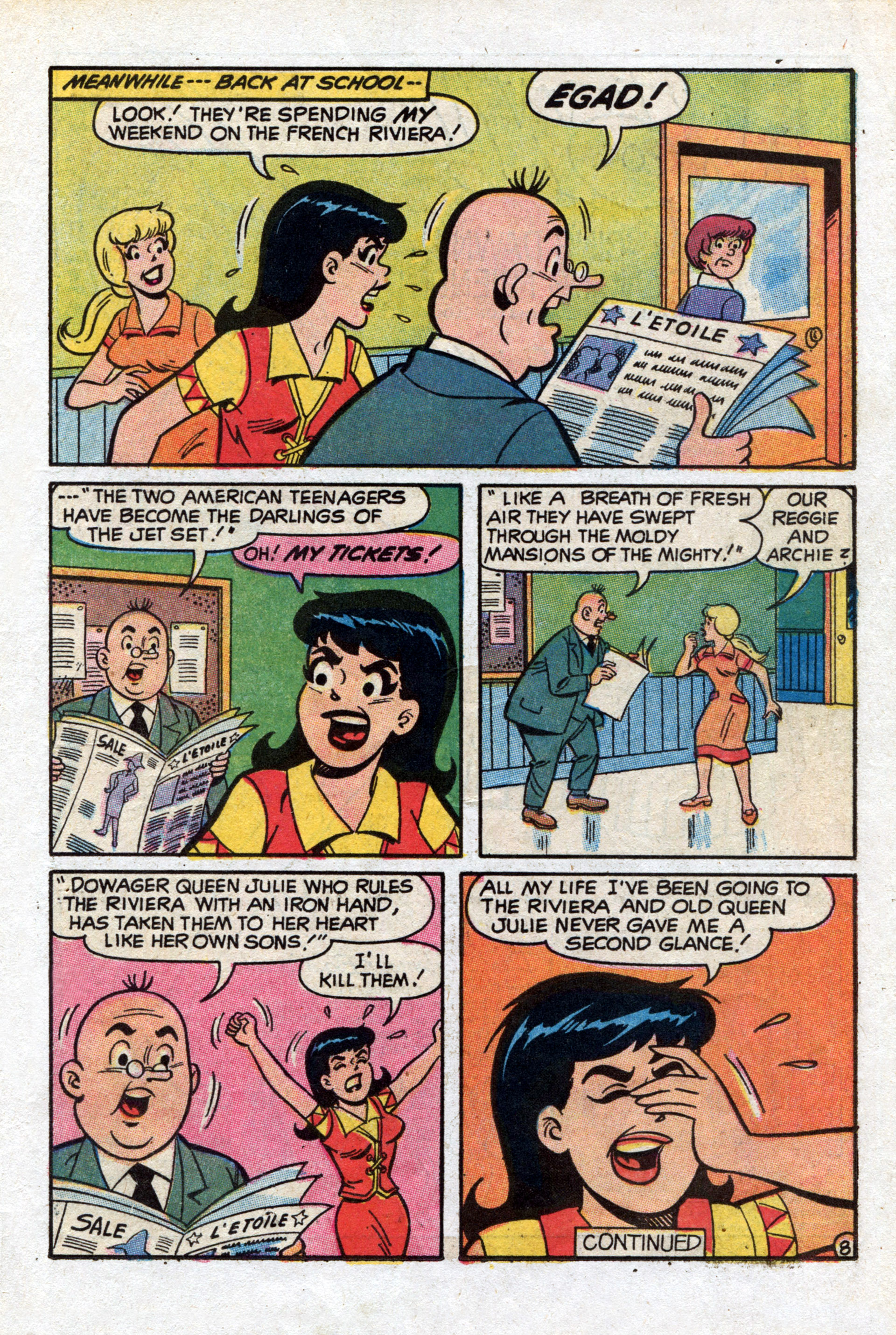 Read online Reggie and Me (1966) comic -  Issue #49 - 11