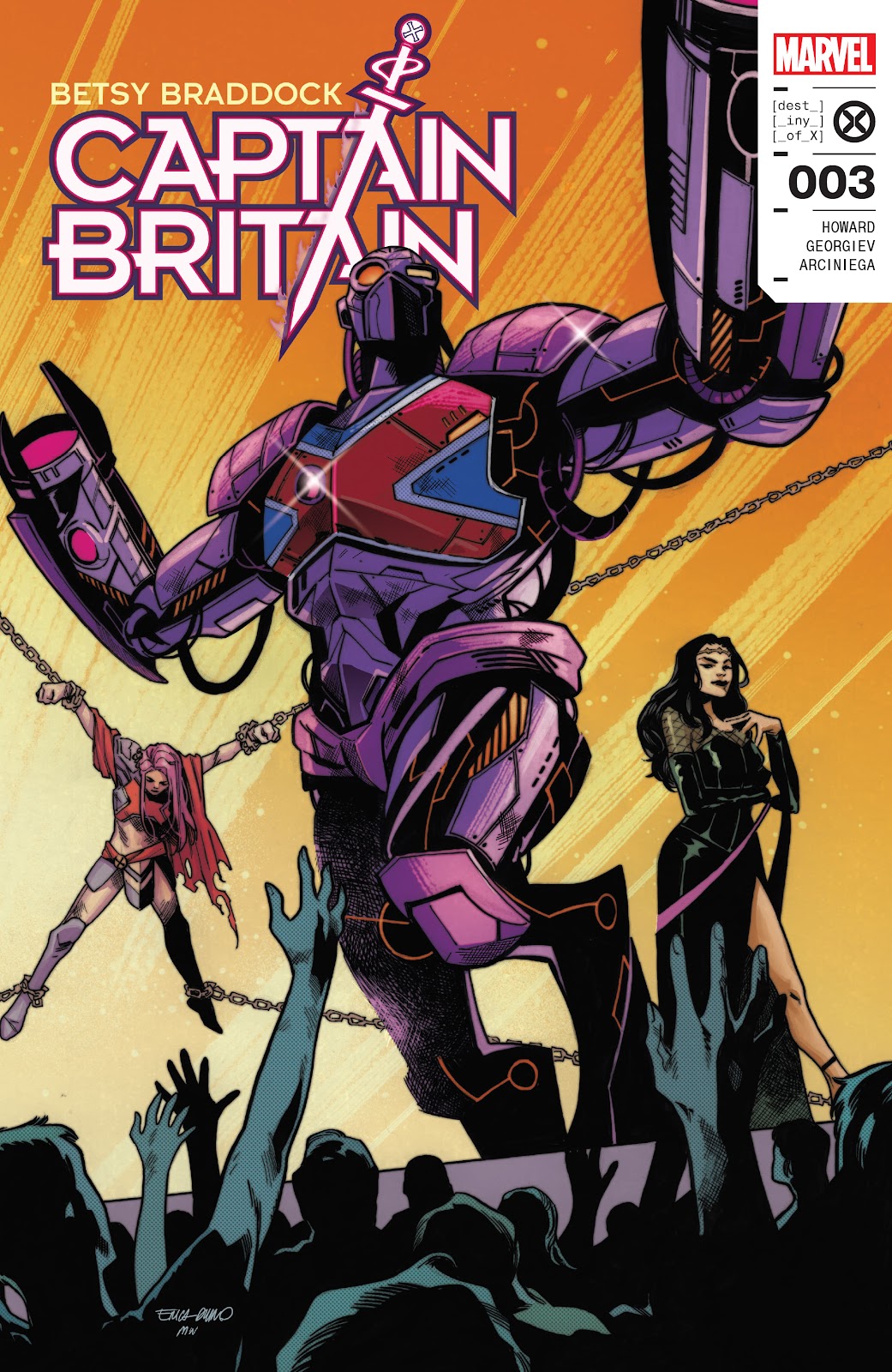 Betsy Braddock: Captain Britain issue 3 - Page 1