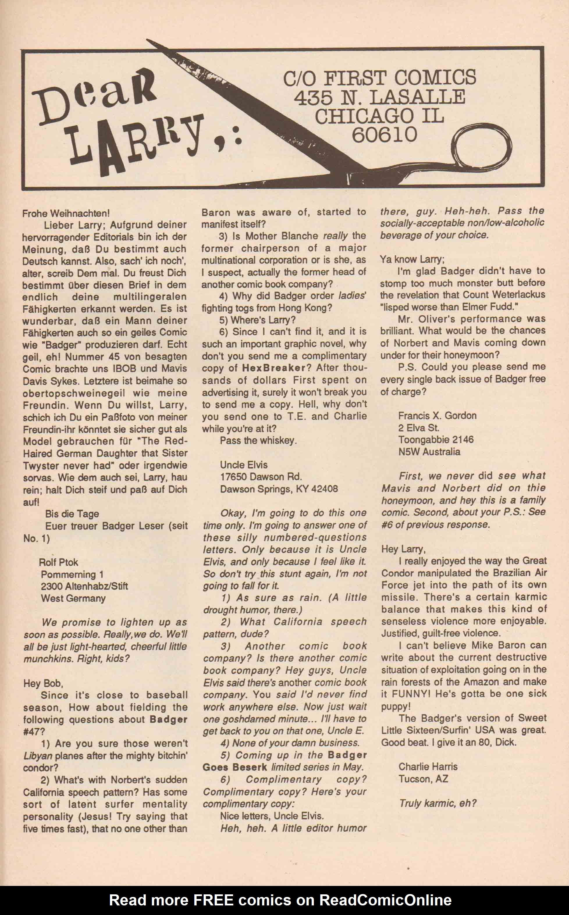 Read online The Badger comic -  Issue #49 - 33