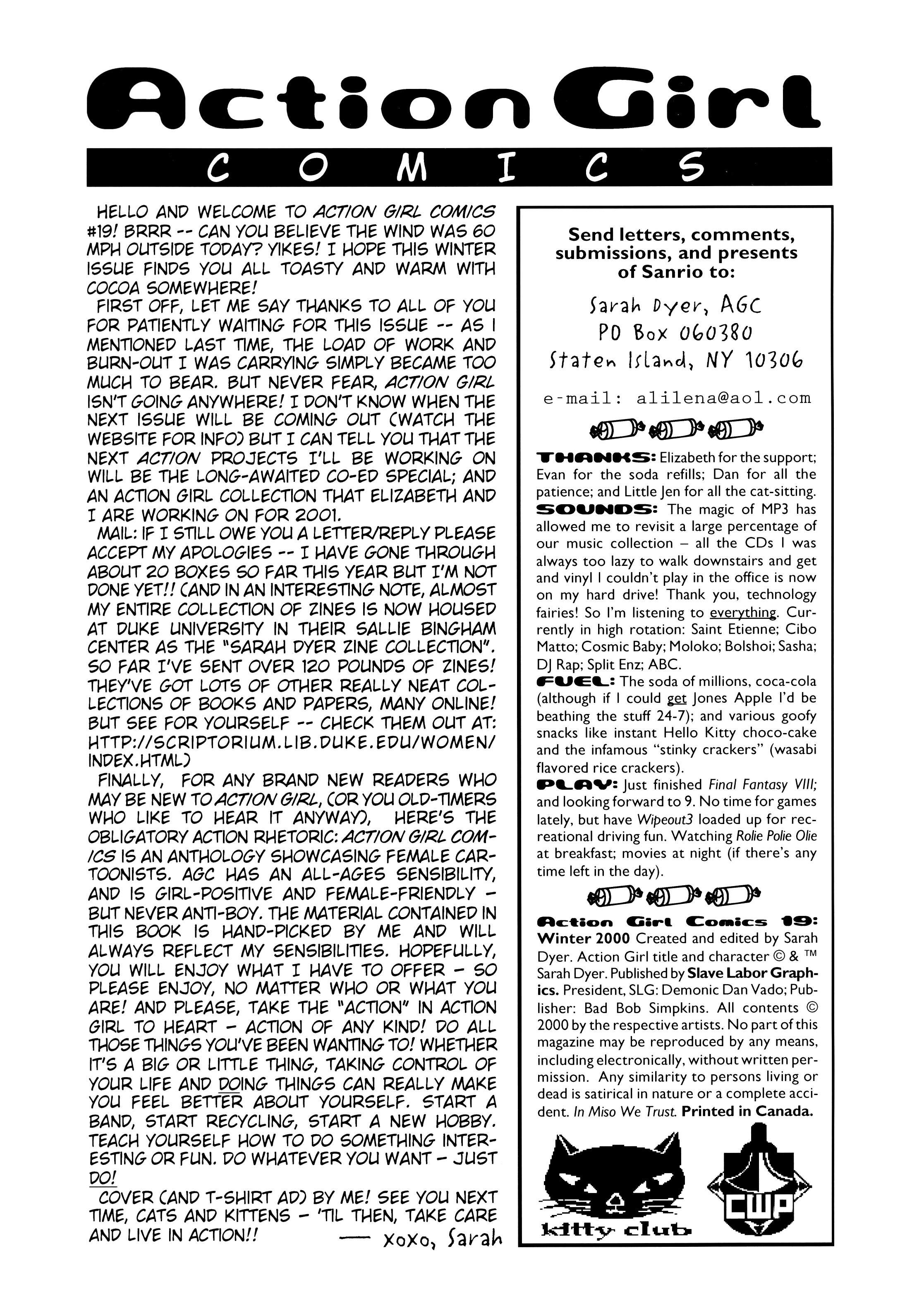 Read online Action Girl Comics comic -  Issue #19 - 2