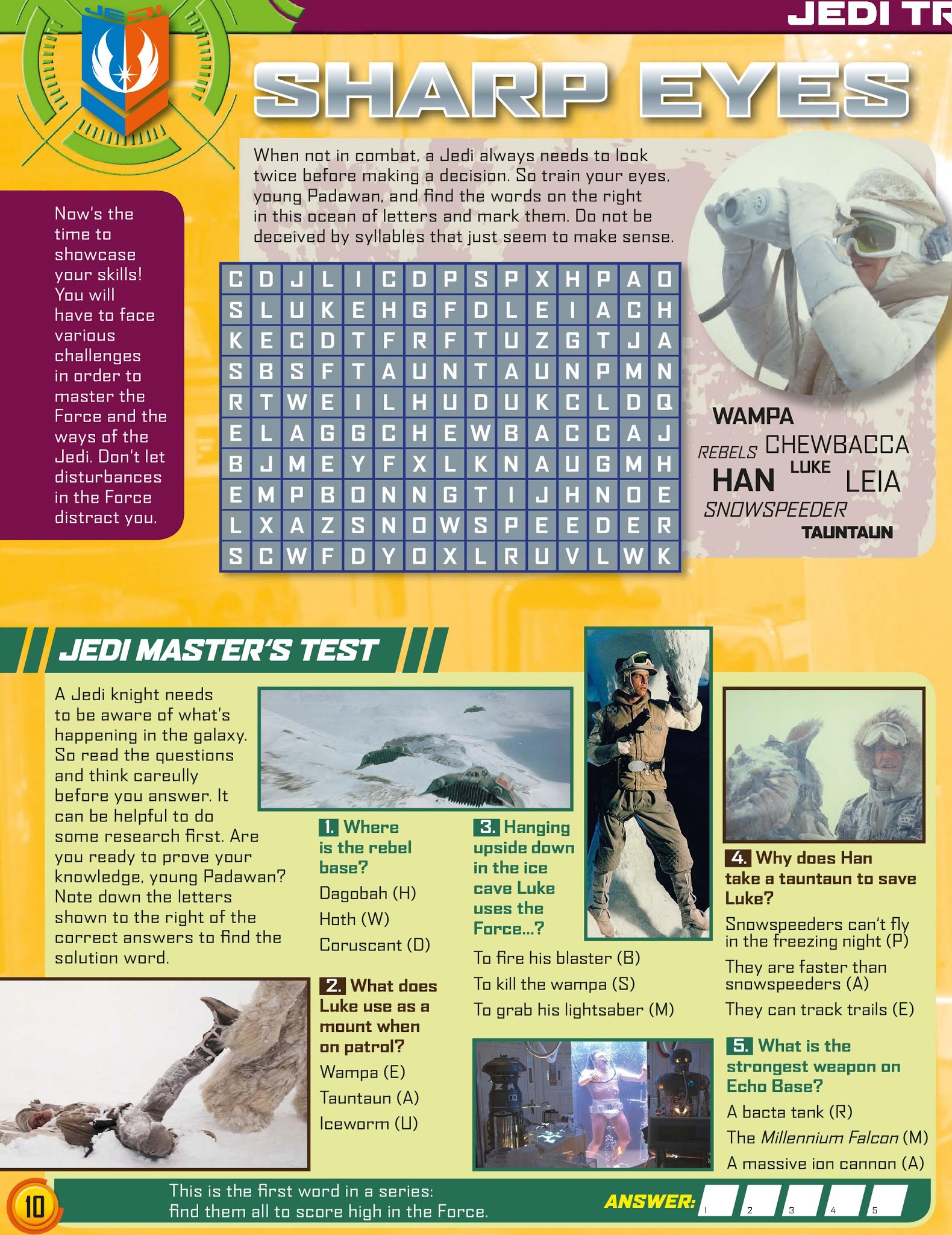 Read online Star Wars Jedi Master Magazine comic -  Issue #5 - 10