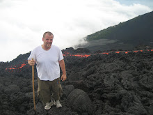 Suffering nearby the lava