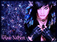 Adam Lambert Glam Nation ornate desktop wallpaper