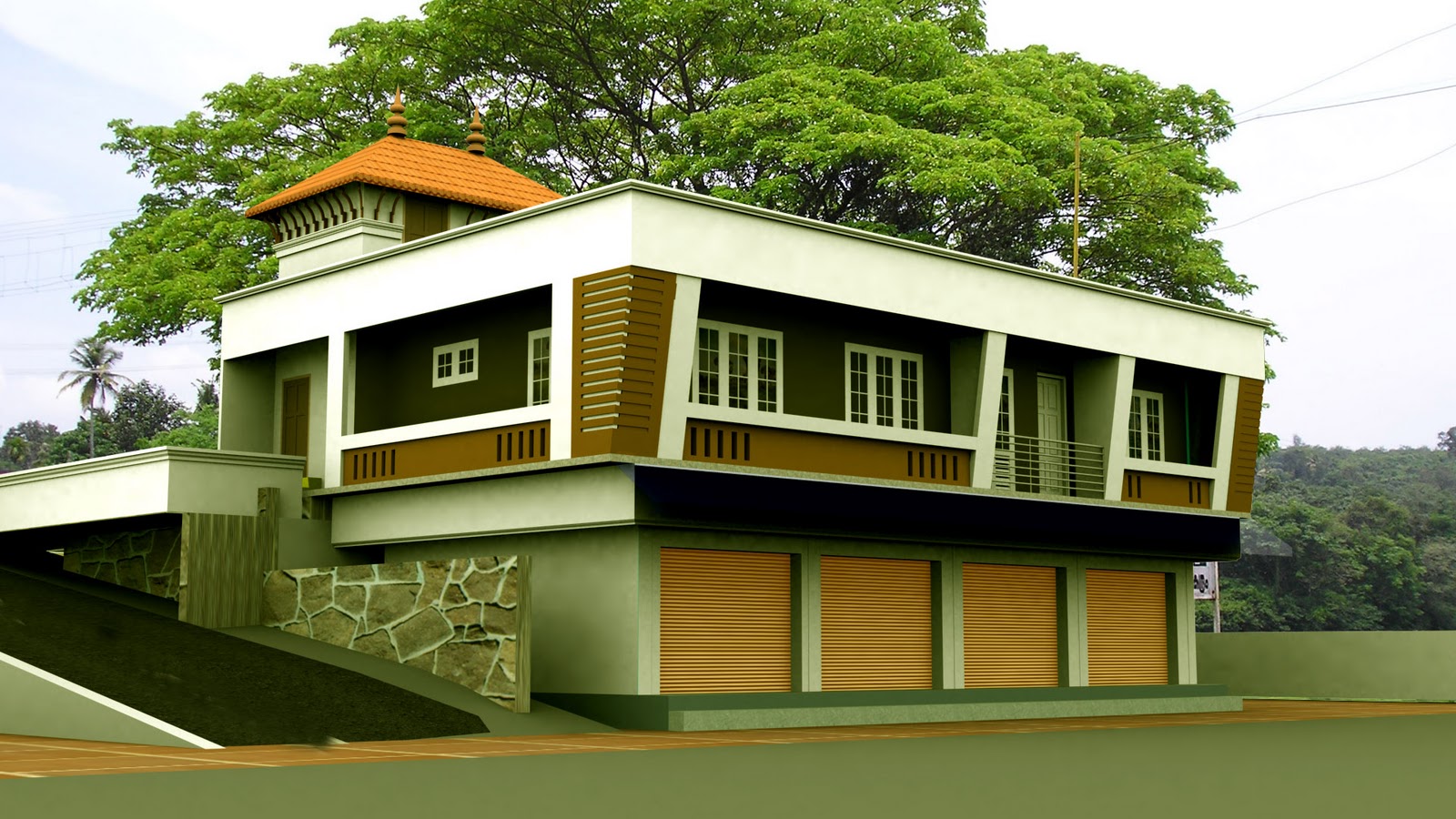 3D View of Residential Building