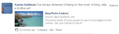 Please vote for my picture in the Bing Photo Content on Facebook