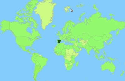 Mapa visitas blog, vuelta al mundo, round the world, La vuelta al mundo de Asun y Ricardo, mundoporlibre.com