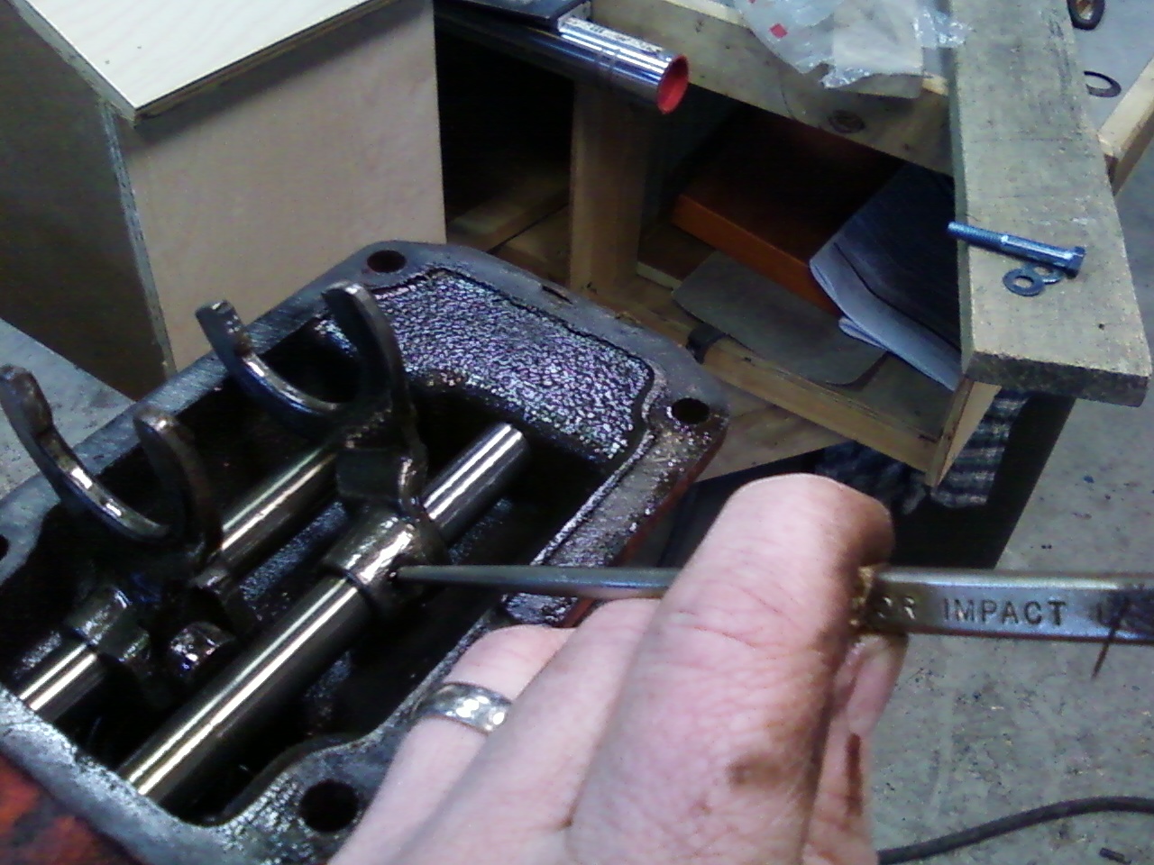 Power King Economy Tractor Restoration Fixing Jammed Transmission Shifting Handle