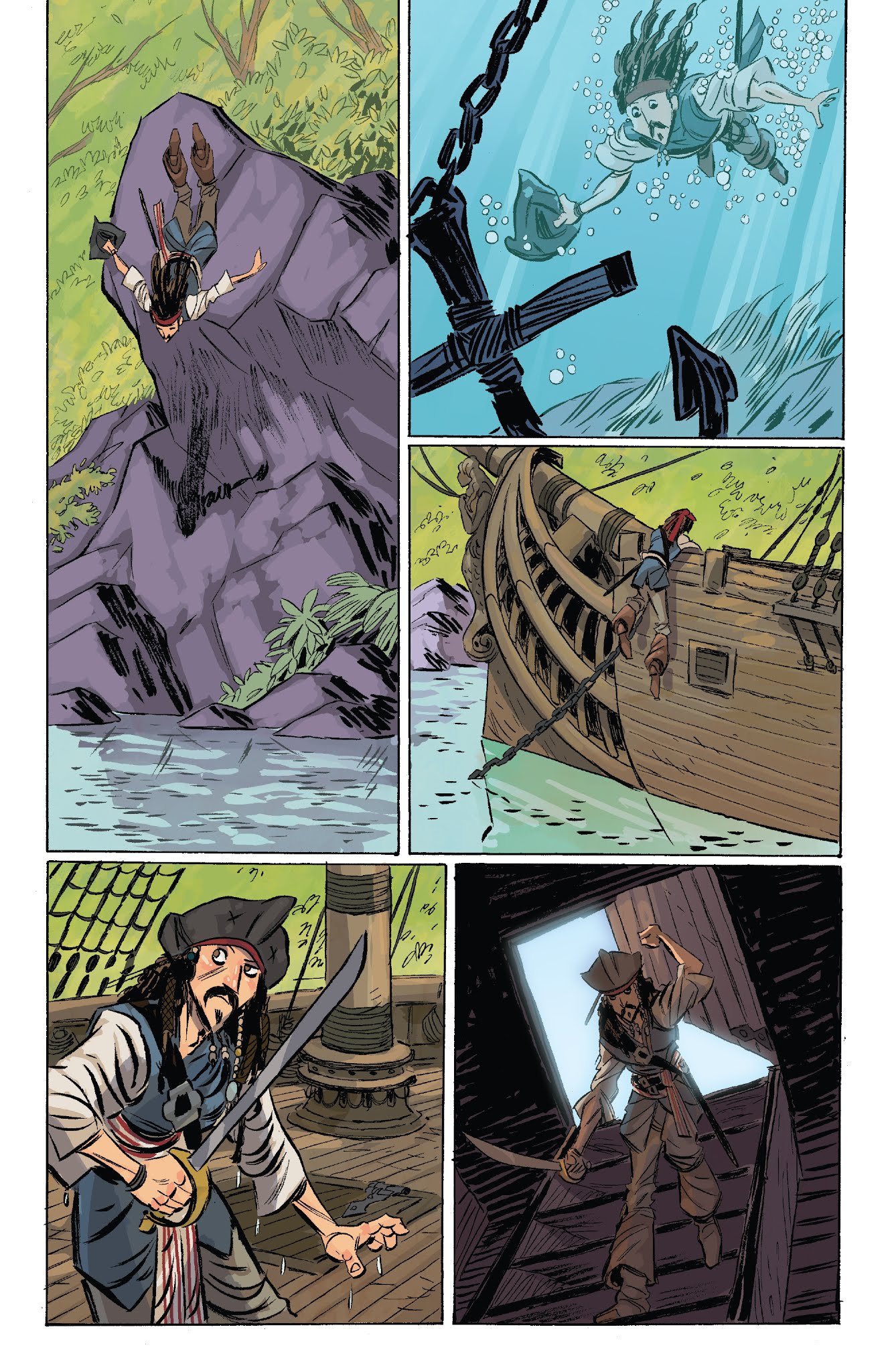 Read online Disney Pirates of the Caribbean comic -  Issue #1 - 18